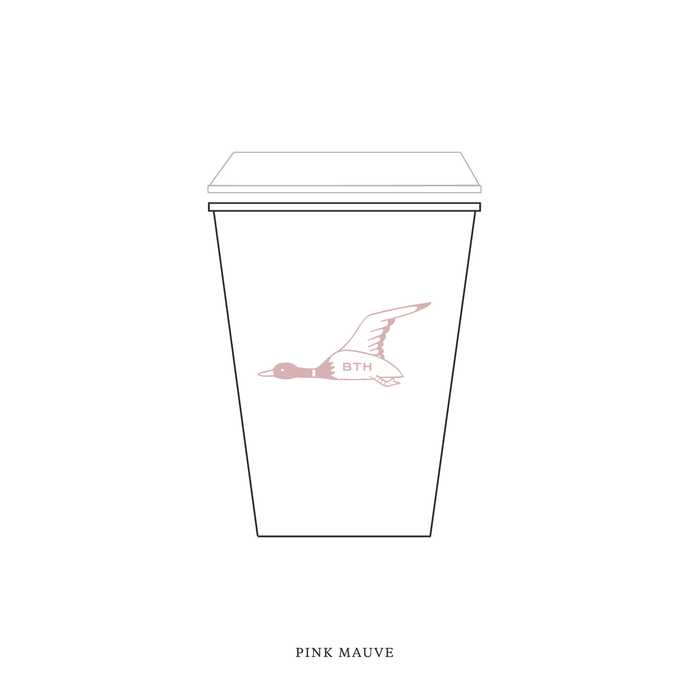 Hampstead Motif Paper Cup | 12 oz with Lid