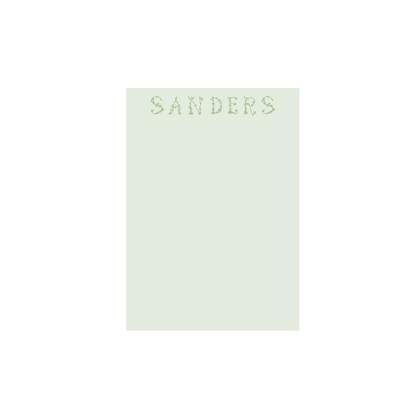 The Sanders Notepad