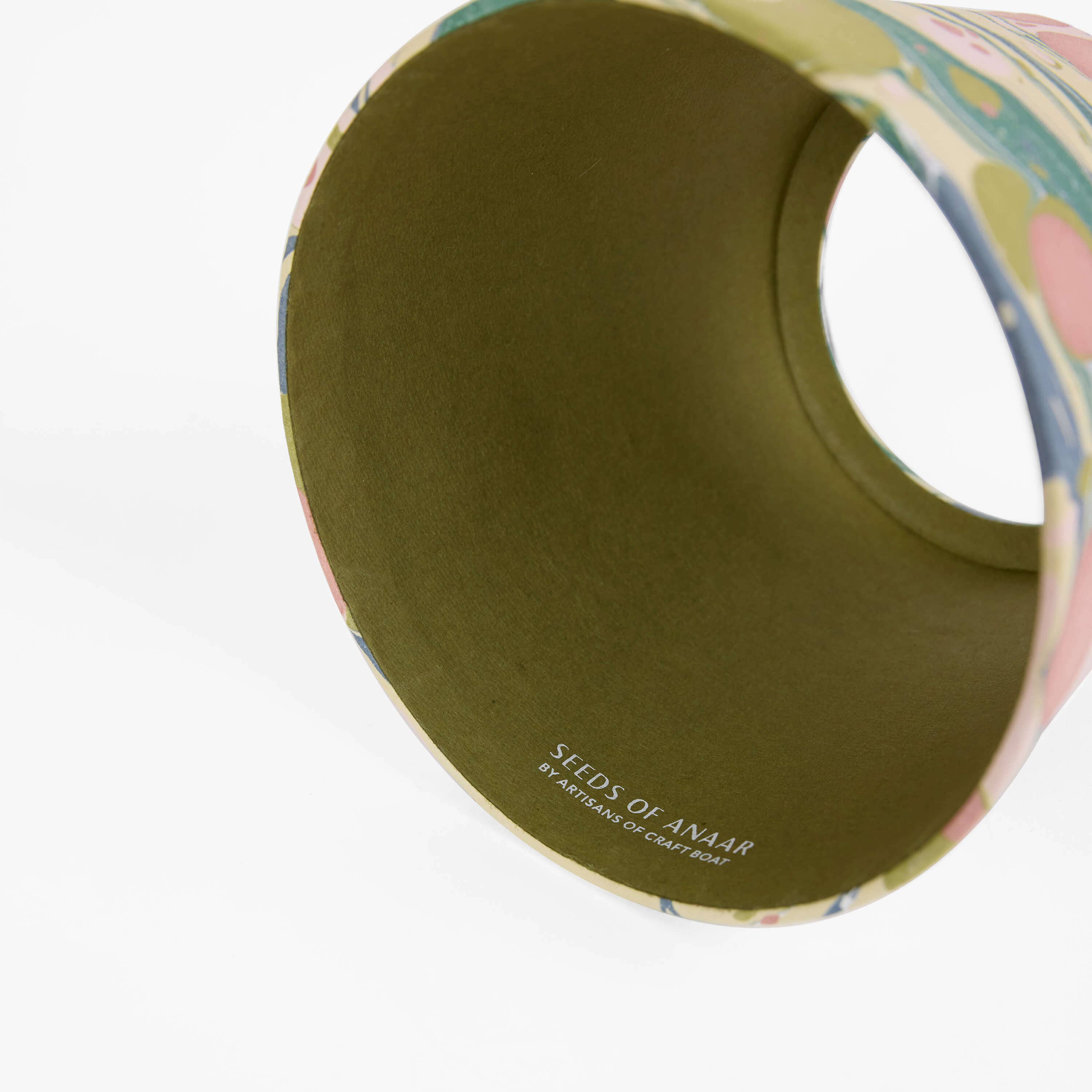 Moss Bubble - Marbled Lampshade
