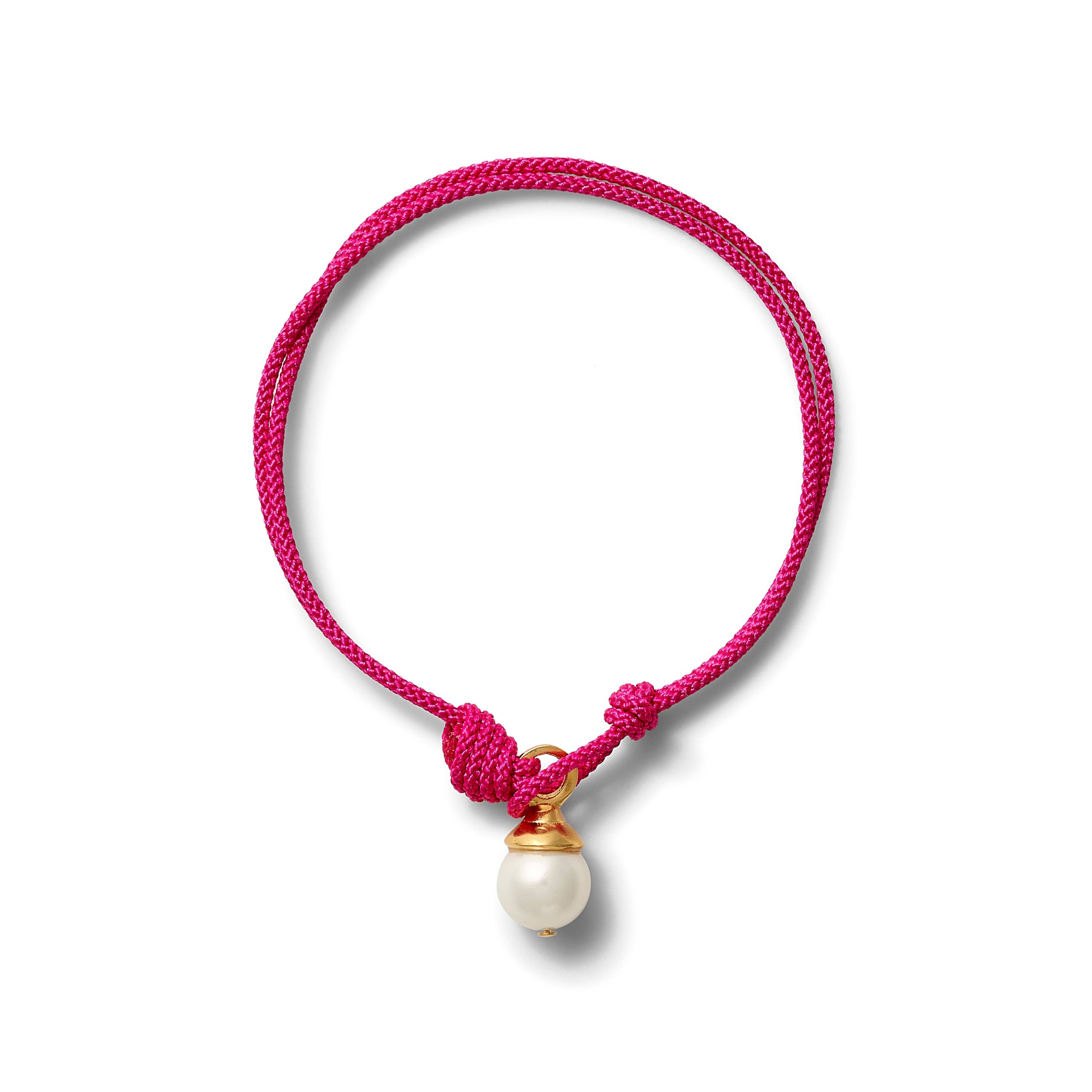 Cord Pearl Bracelet