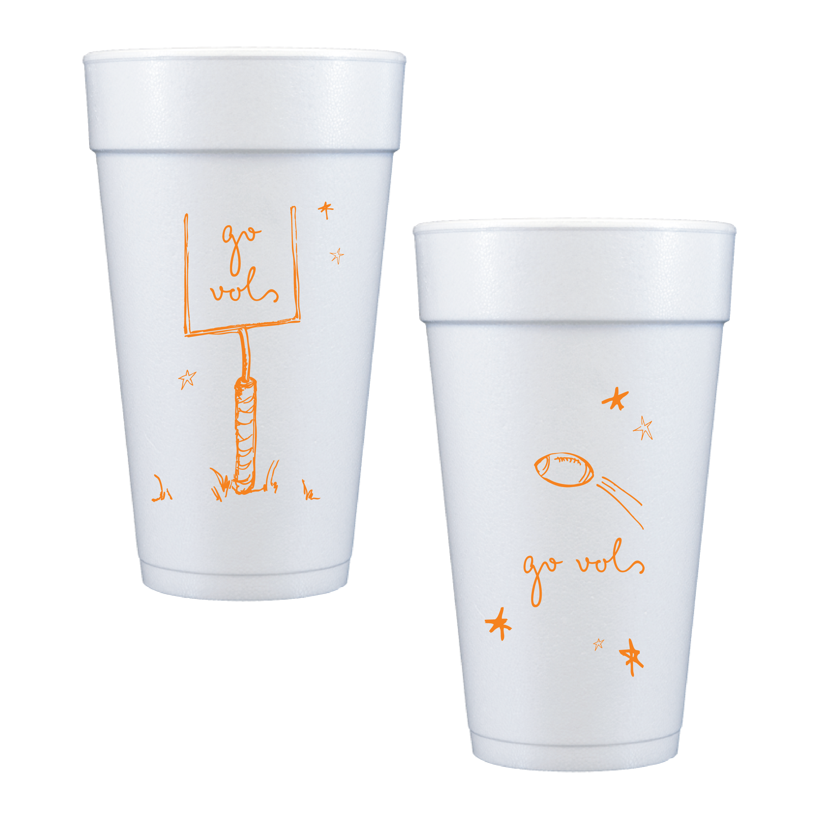 Go Vols Game Day Cups
