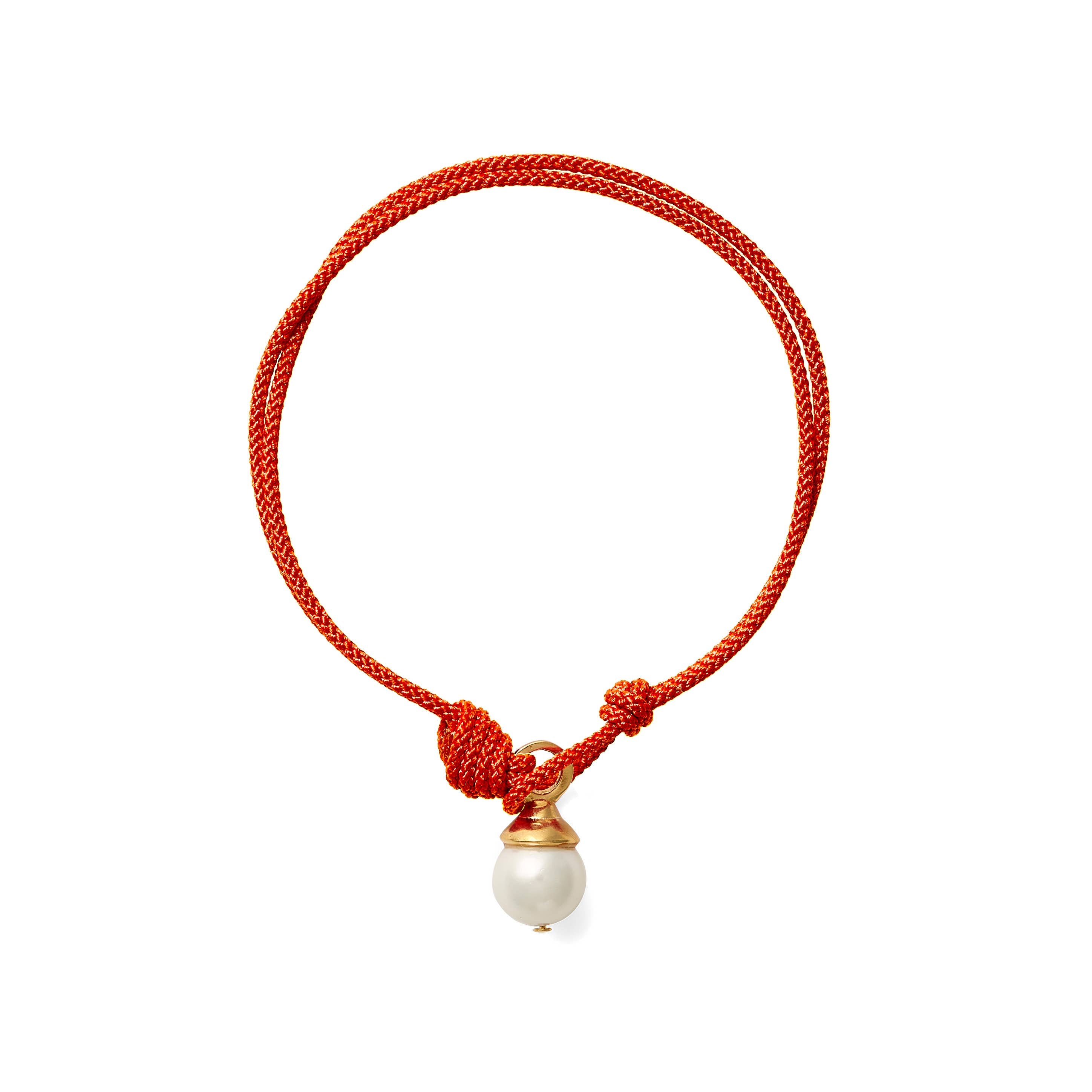 Cord Pearl Bracelet