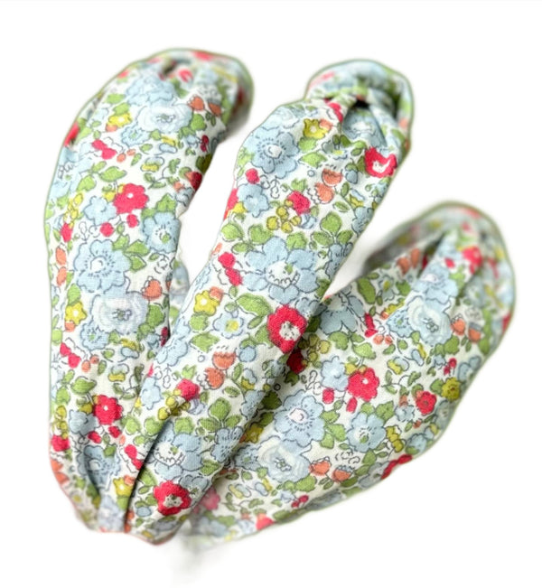 Olivia Liberty Floral Top Knot Headband