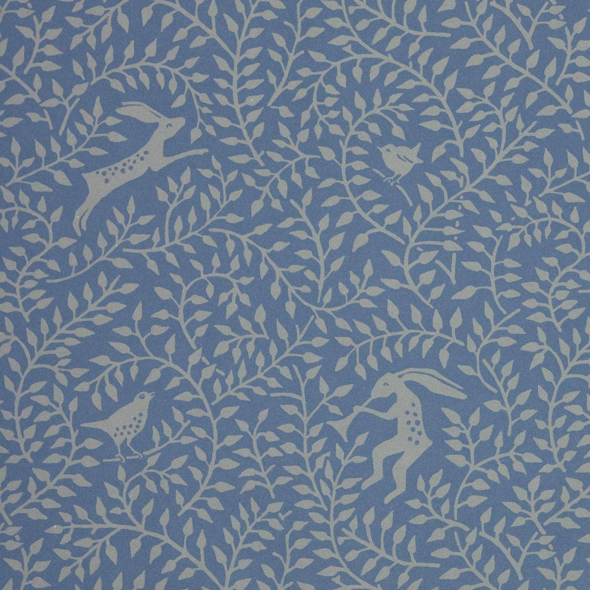 Patterned Paper Dancing Hare Blue Sheets (Set of 3)