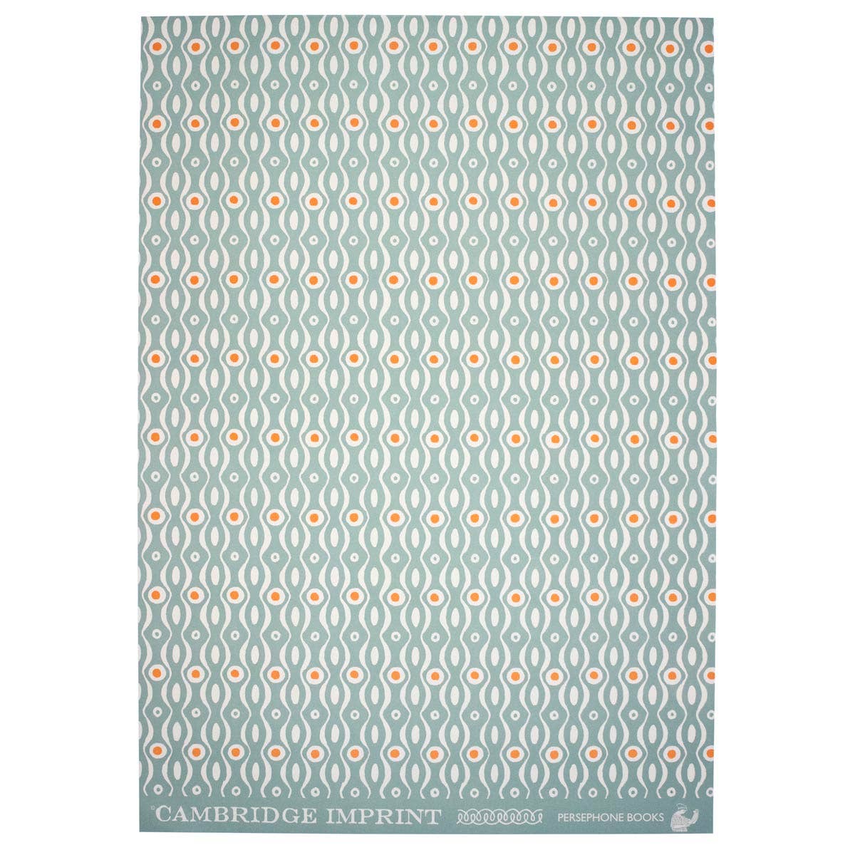 Patterned Paper Persephone Teal and Orange Sheets (Set of 3)