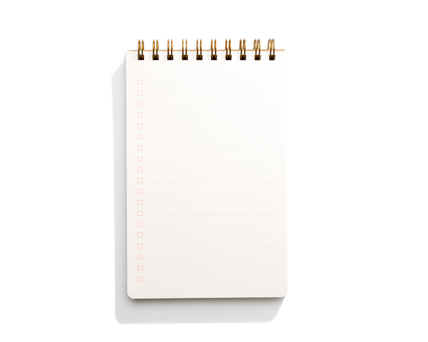 Strawberry Letterpress Task Pad Notebook