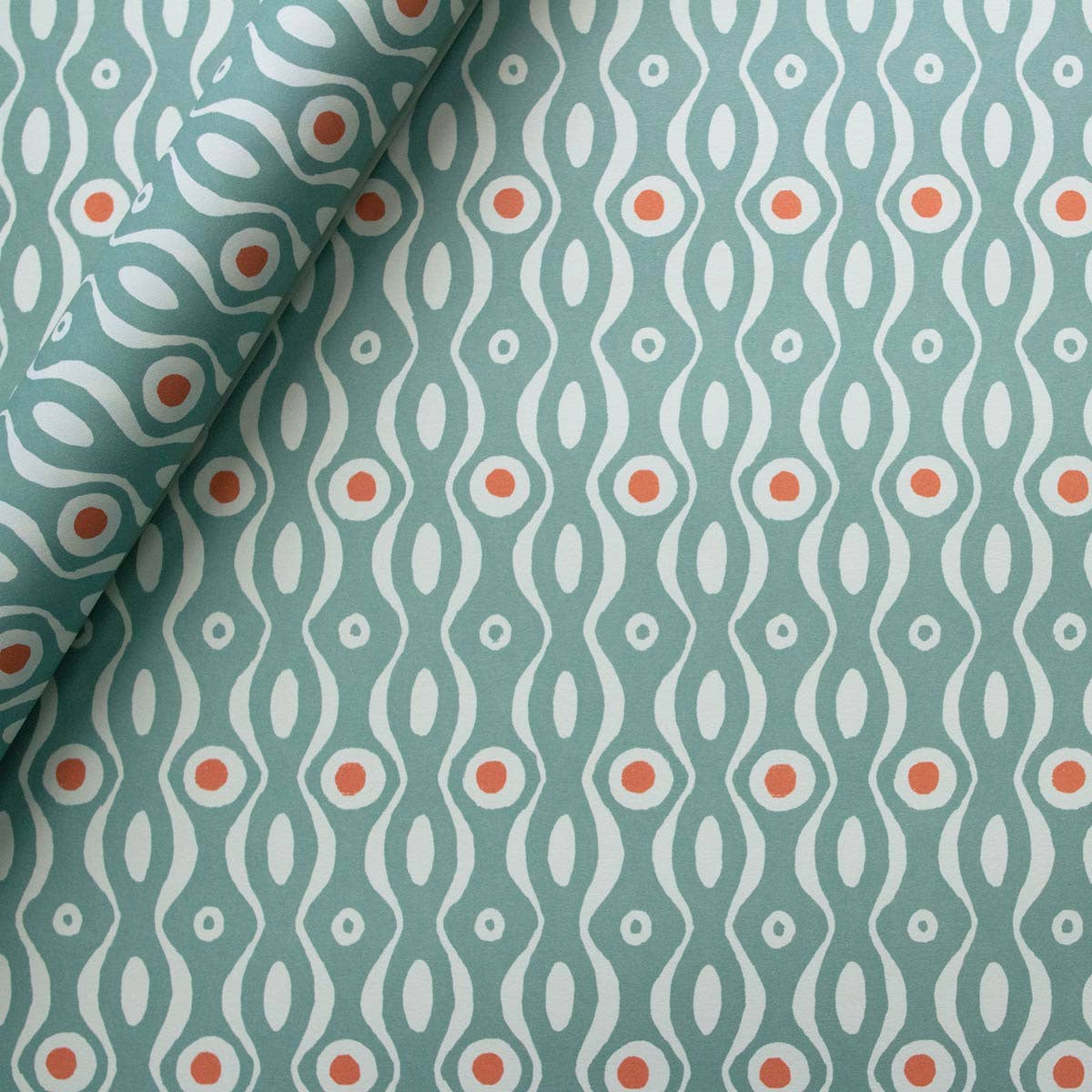 Patterned Paper Persephone Teal and Orange Sheets (Set of 3)