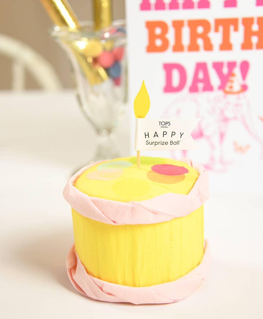 Birthday Cake Deluxe Surprise Ball -