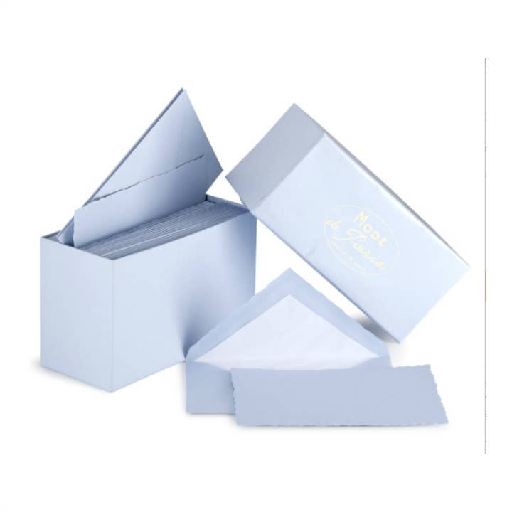 French Deckled Note Card Set
