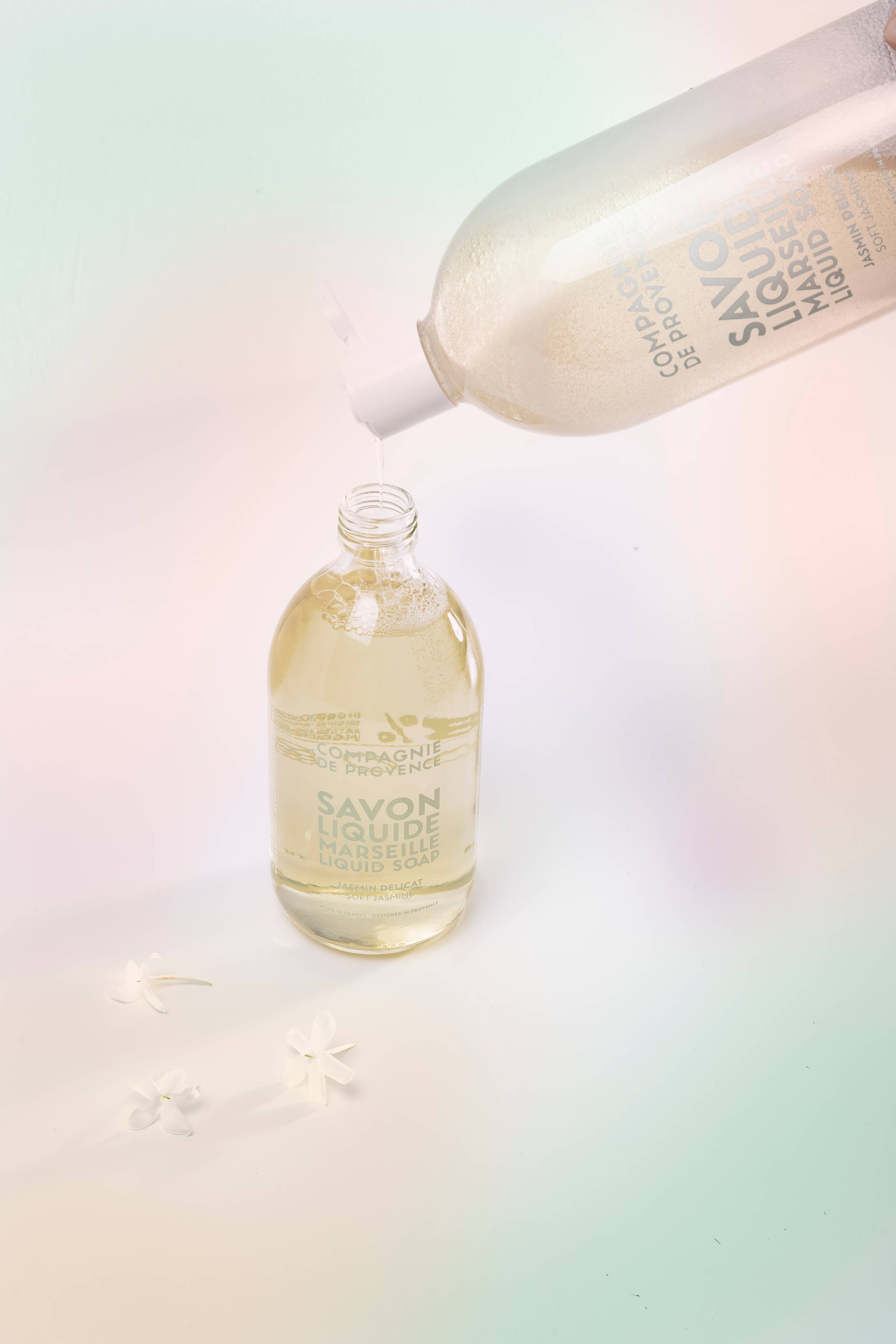 Refill Liquid Marseille Soap Soft Jasmine 33.8 fl oz