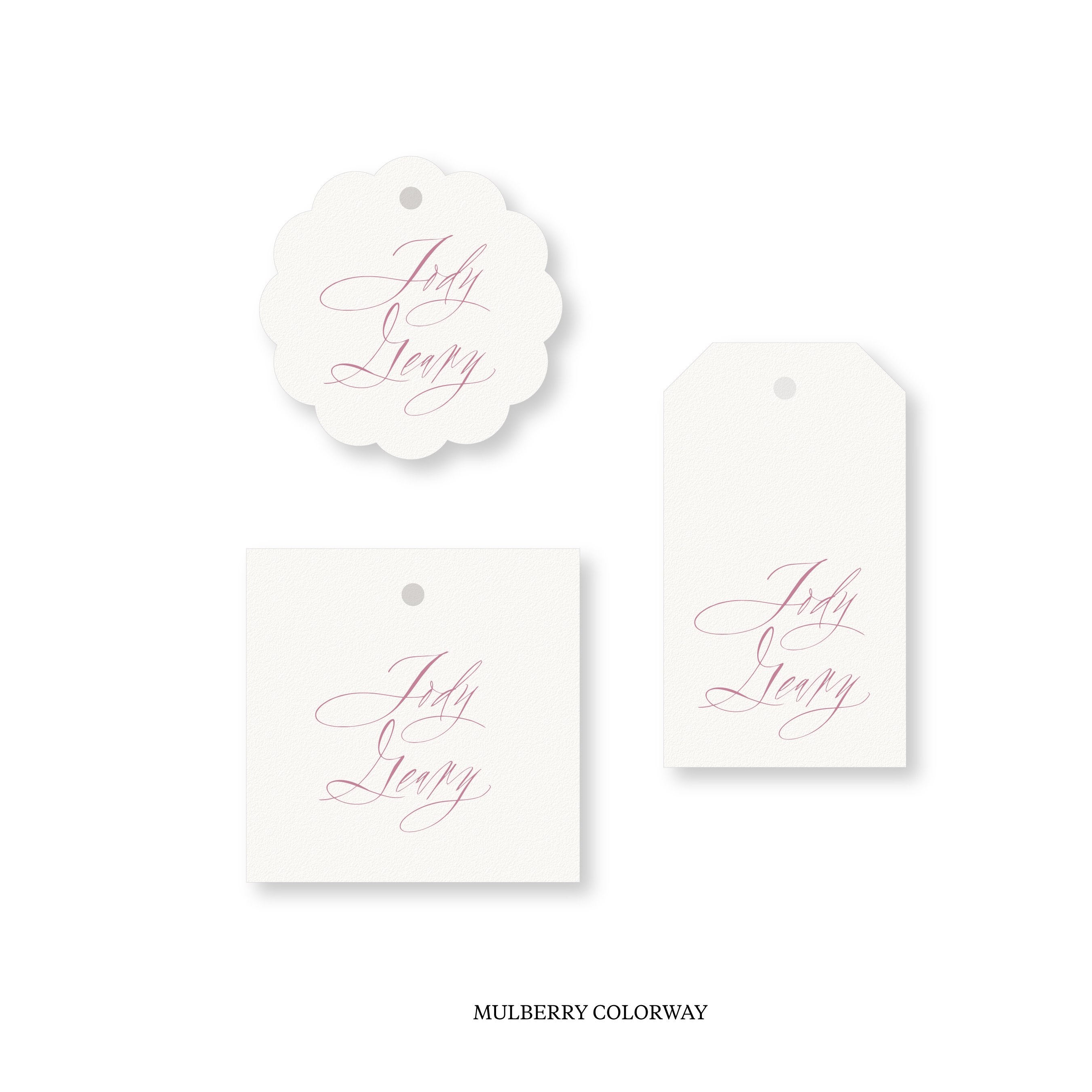 Addison Calligraphy Classic Printed Tag