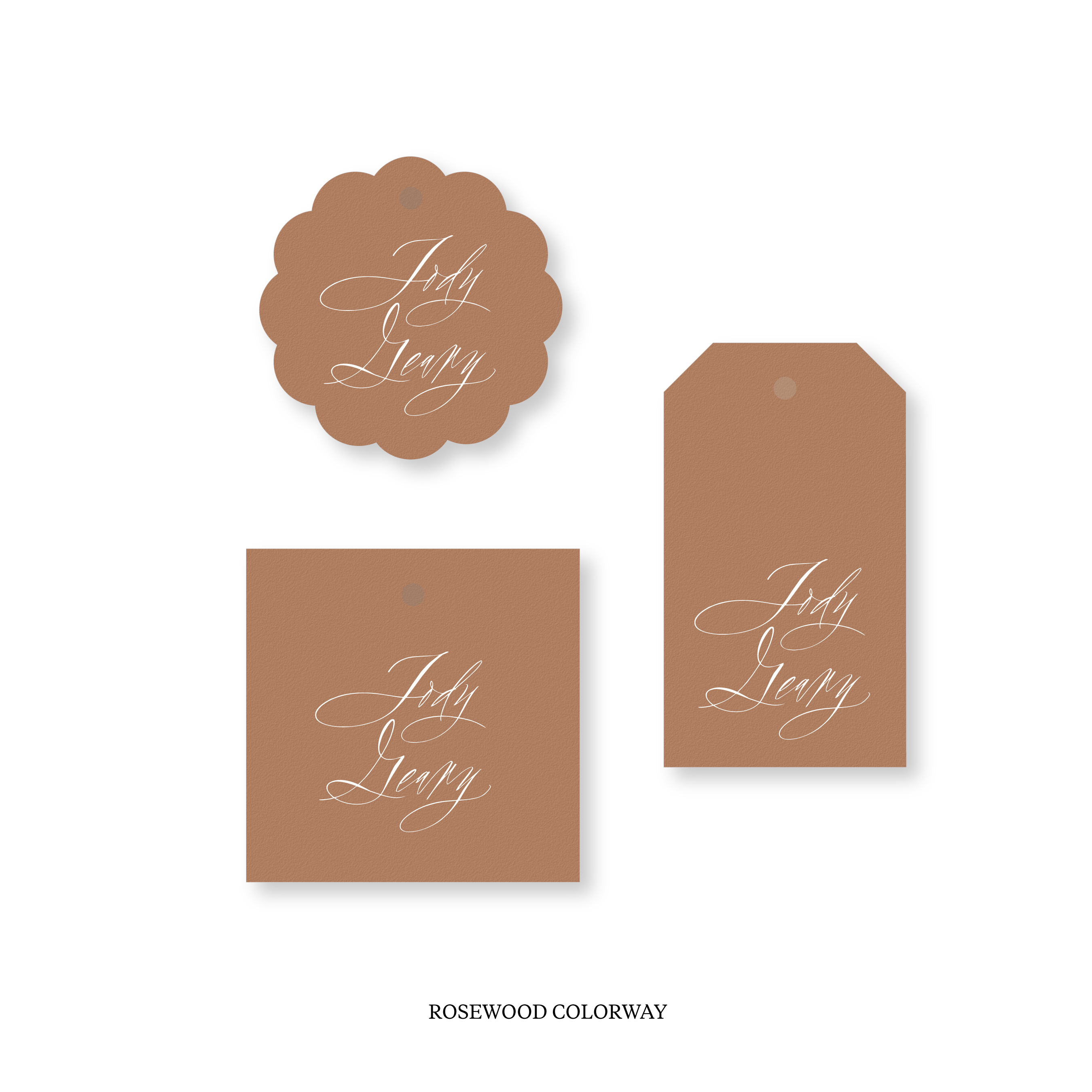 Addison Calligraphy Classic Printed Tag