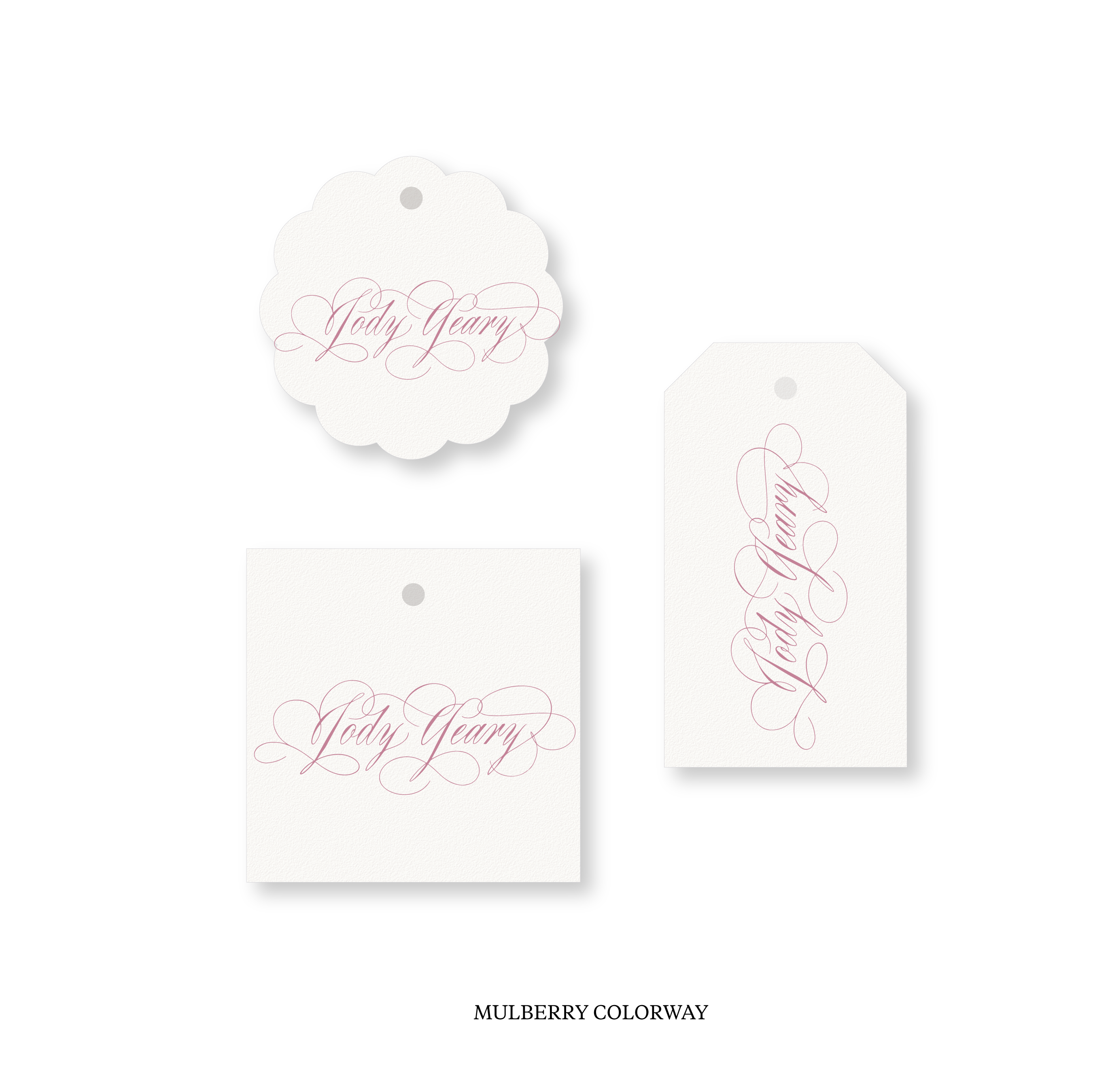 Adele Calligraphy Classic Printed Tag