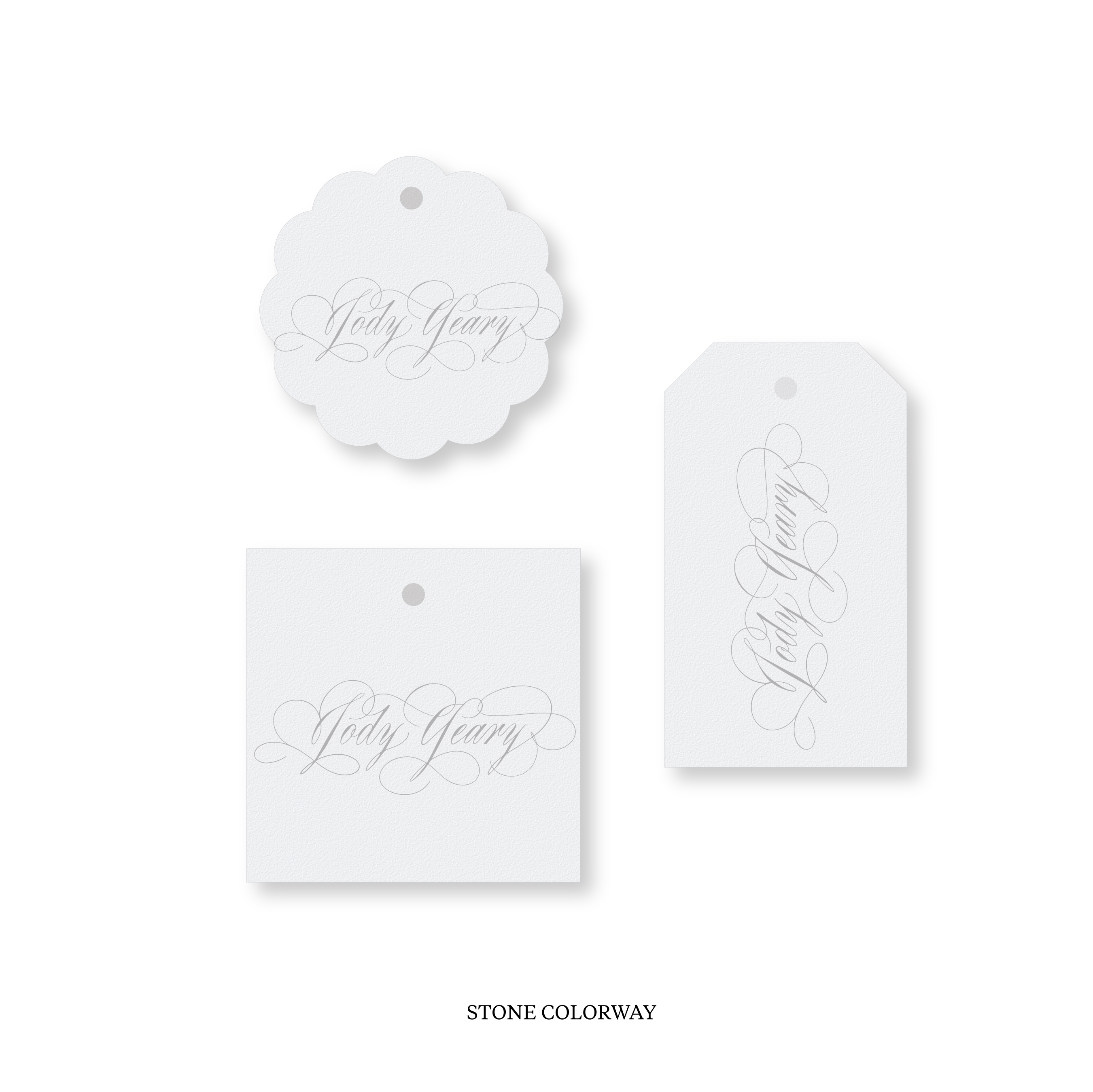 Adele Calligraphy Classic Printed Tag