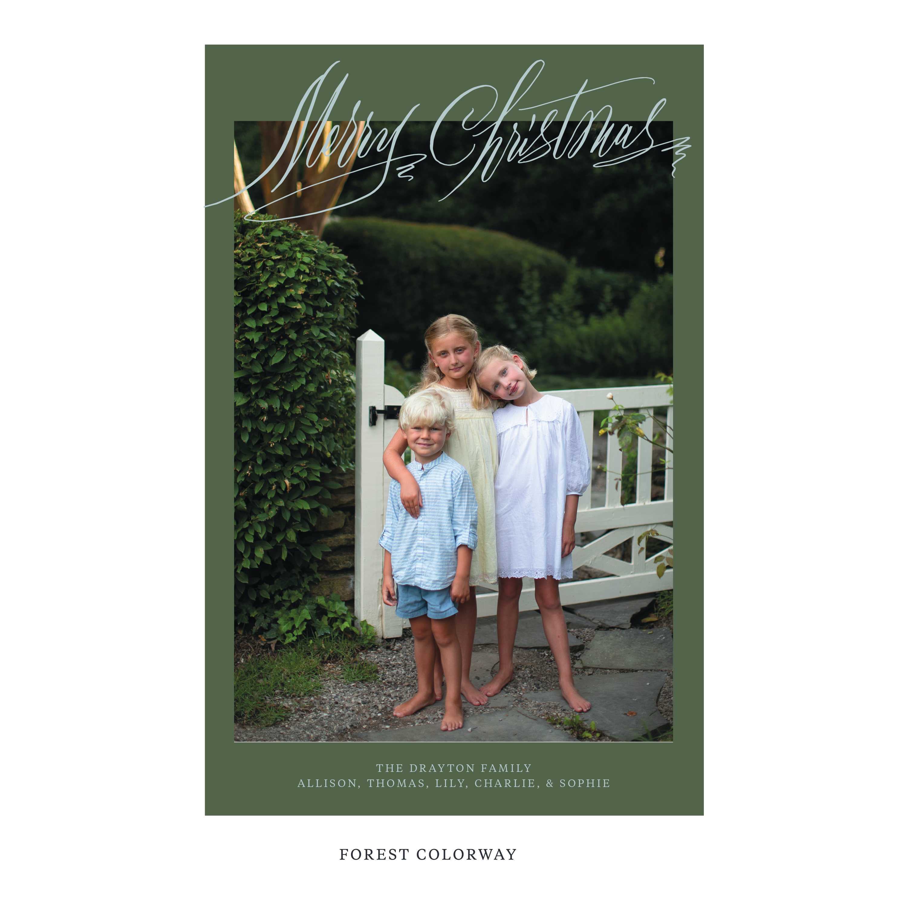 Aldridge Digital Photo Holiday Card, Extra Large