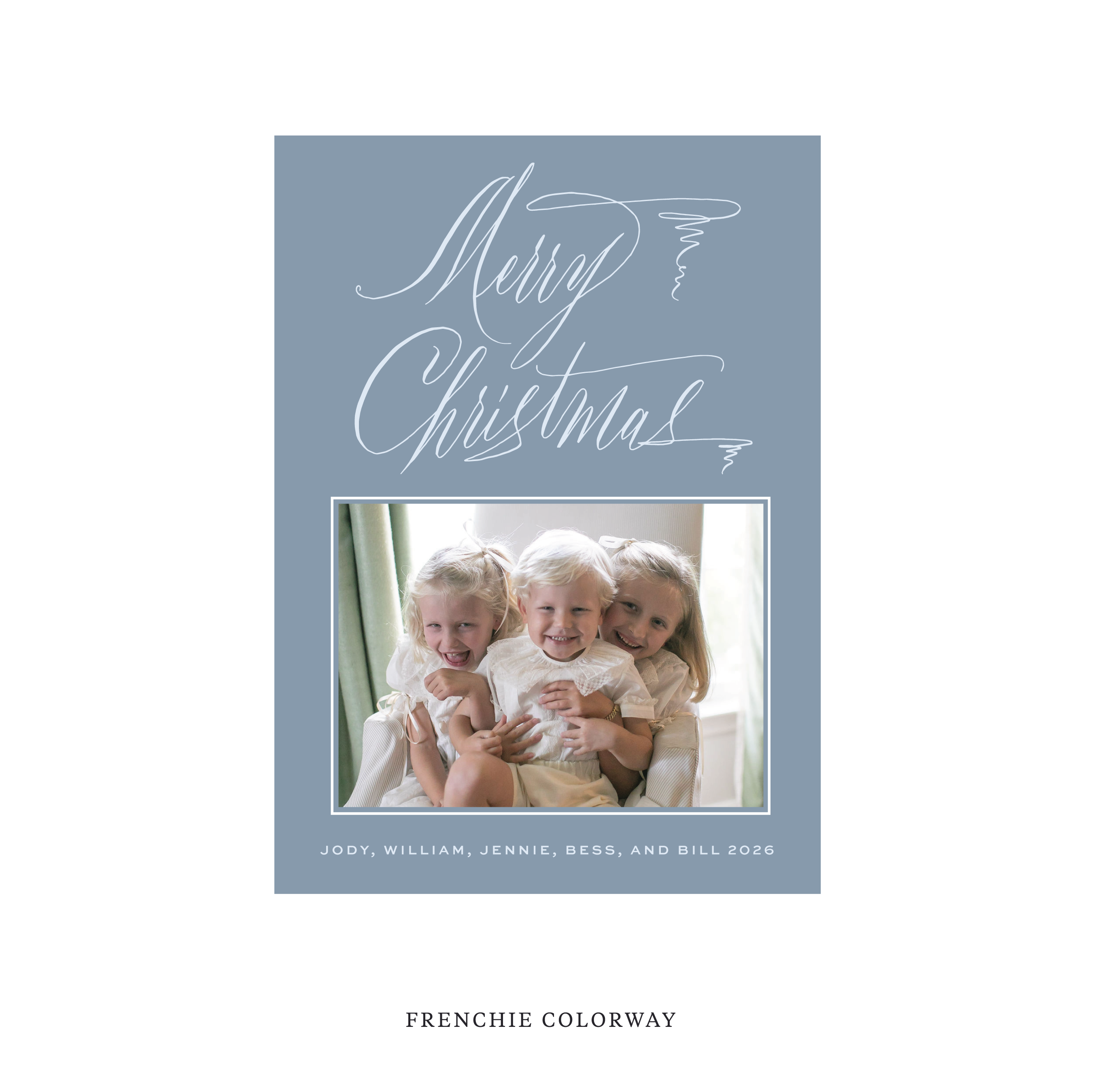 Aldridge Classic Flat Print Holiday Card II, Medium