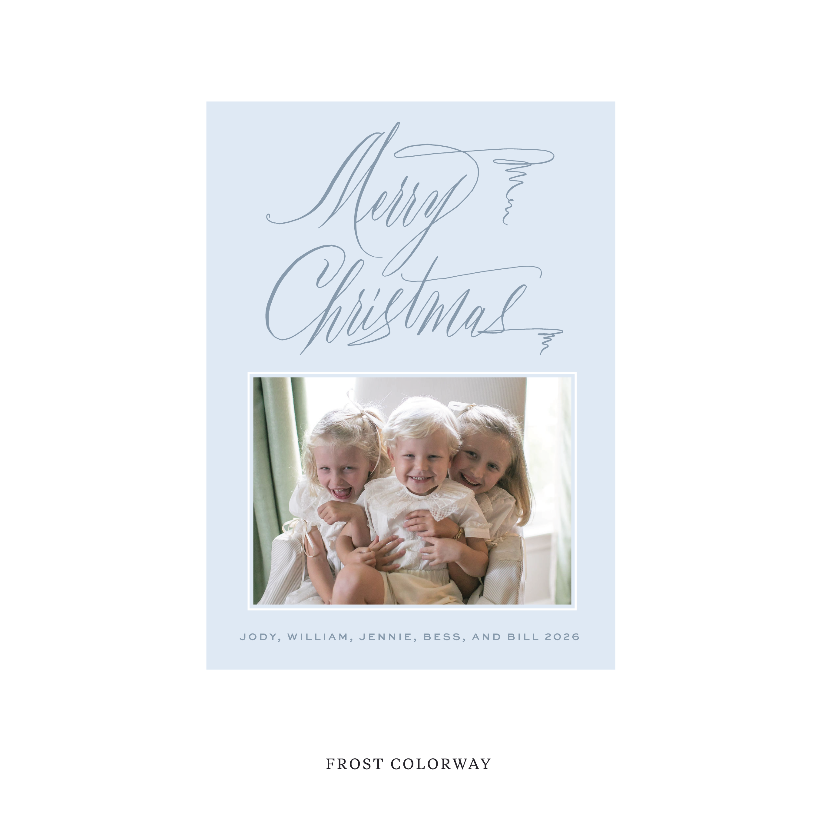 Aldridge Classic Flat Print Holiday Card II, Medium