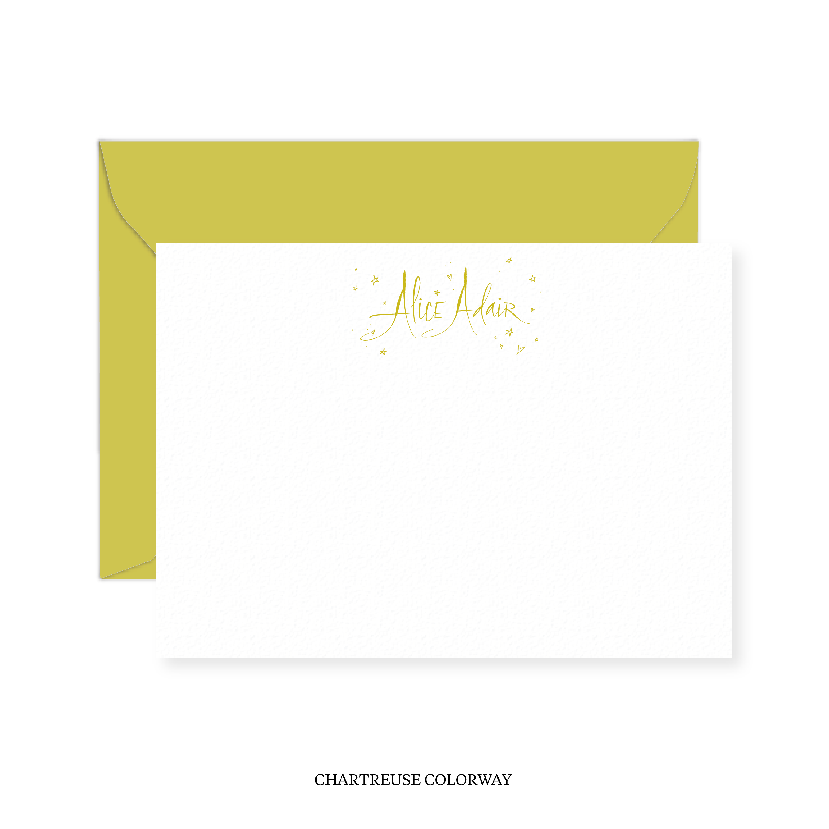 Alice Calligraphy Classic Printed Note