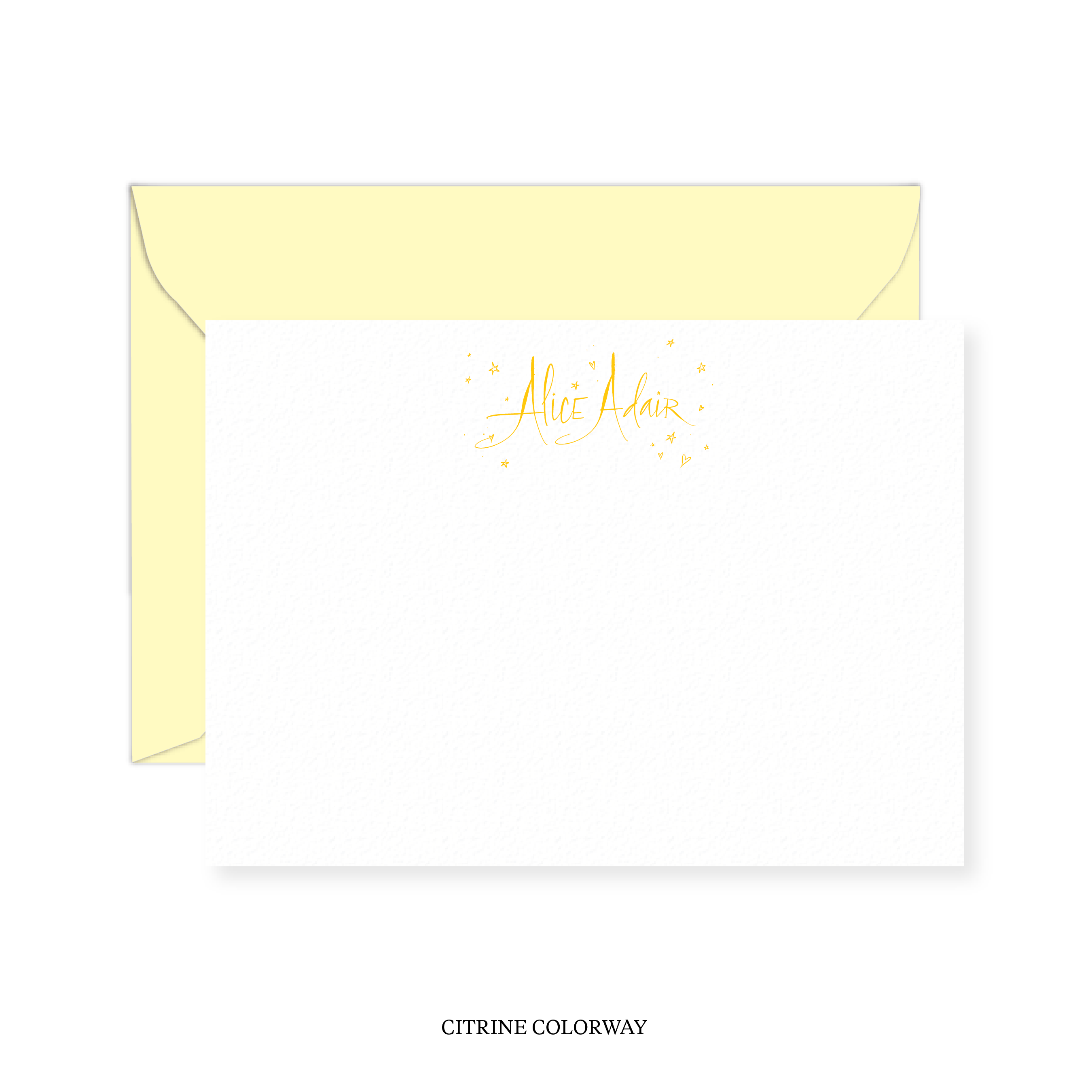 Alice Calligraphy Classic Printed Note