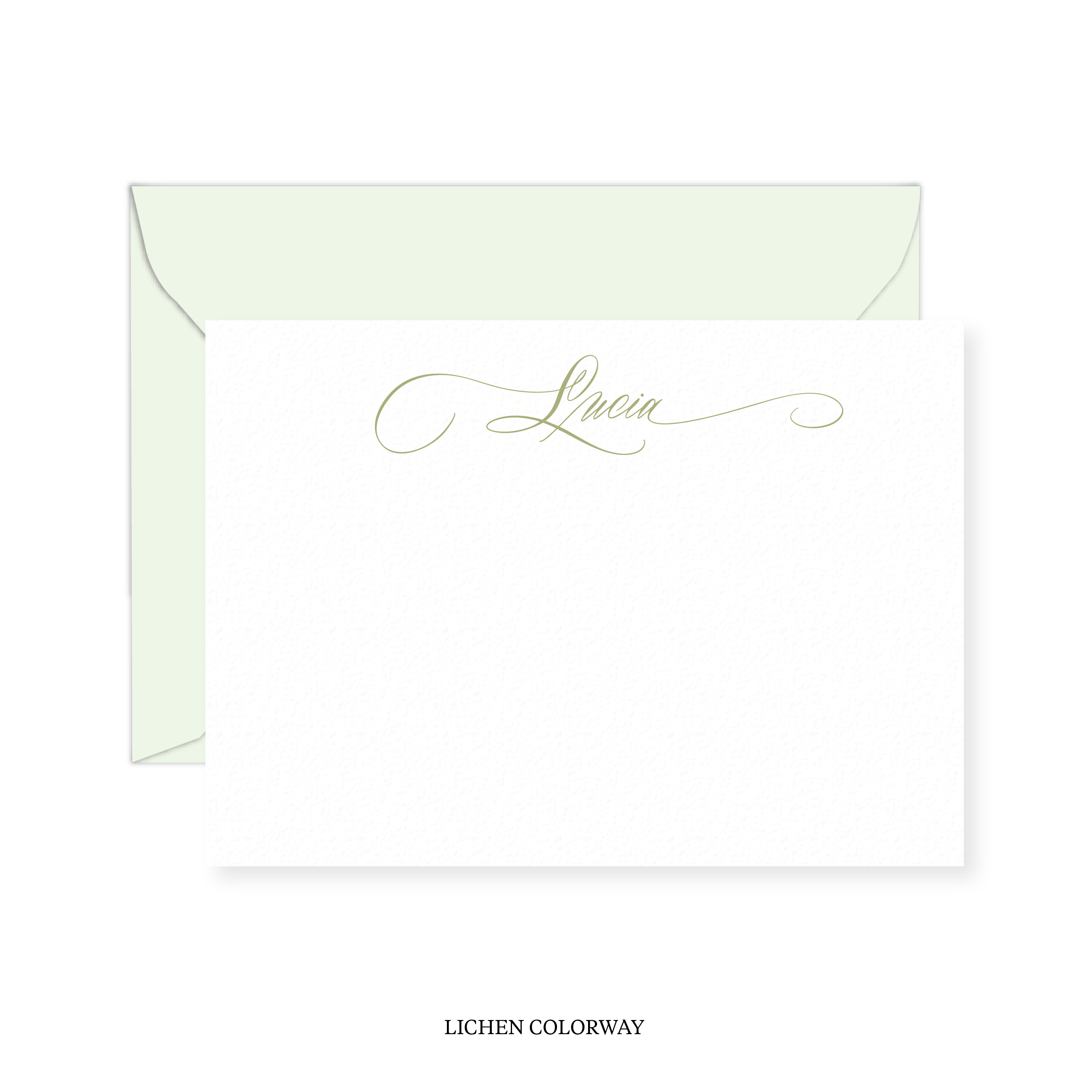 Allison Calligraphy Classic Printed Note
