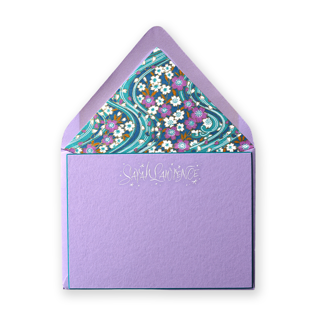 Alice Luxe Engraved Note