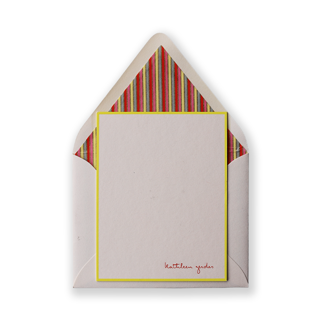 Nell Luxe Engraved Notes