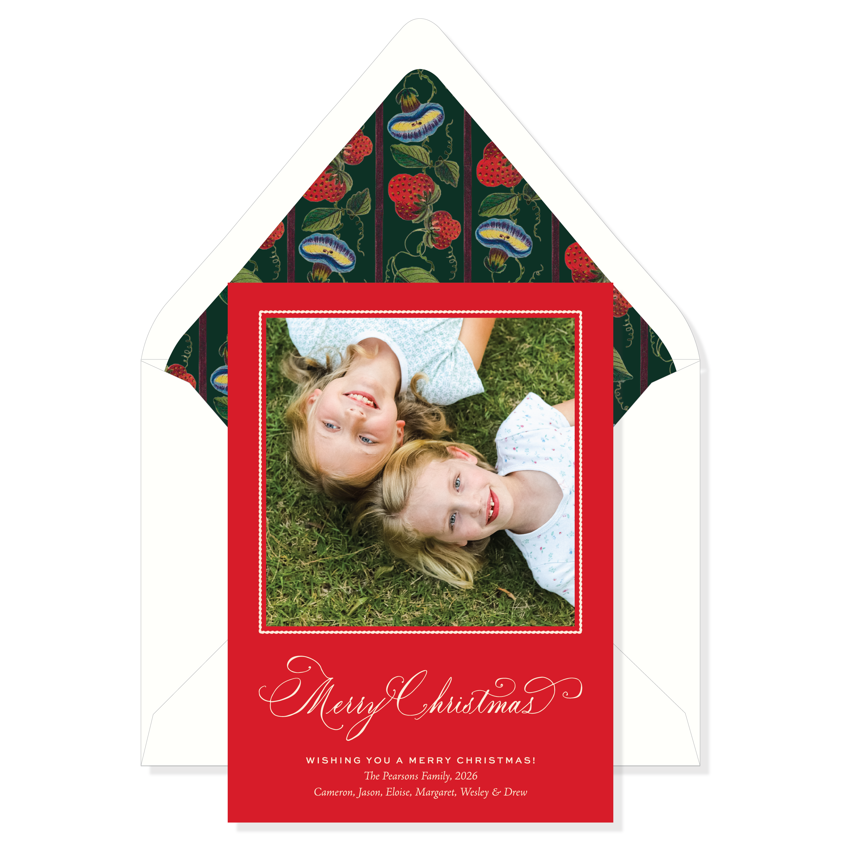 Attingham Garden Classic Printed Holiday Card