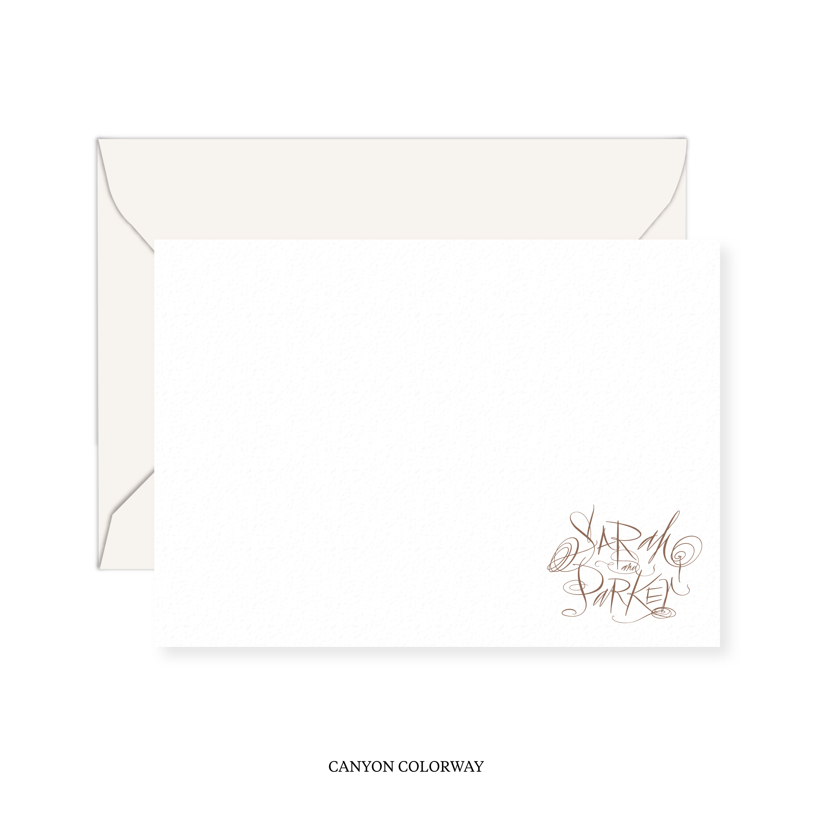 Austen Calligraphy Classic Printed Note