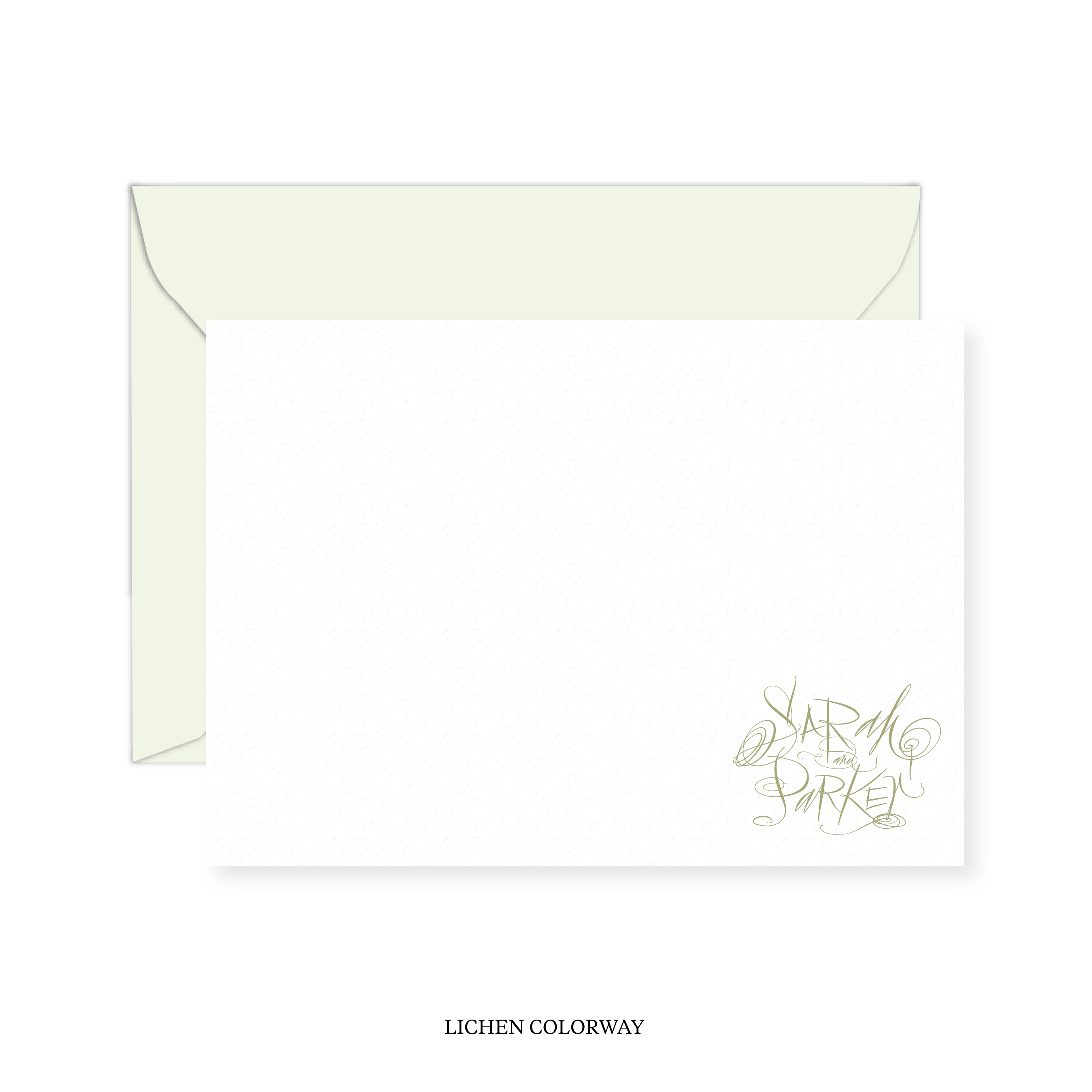 Austen Calligraphy Classic Printed Note