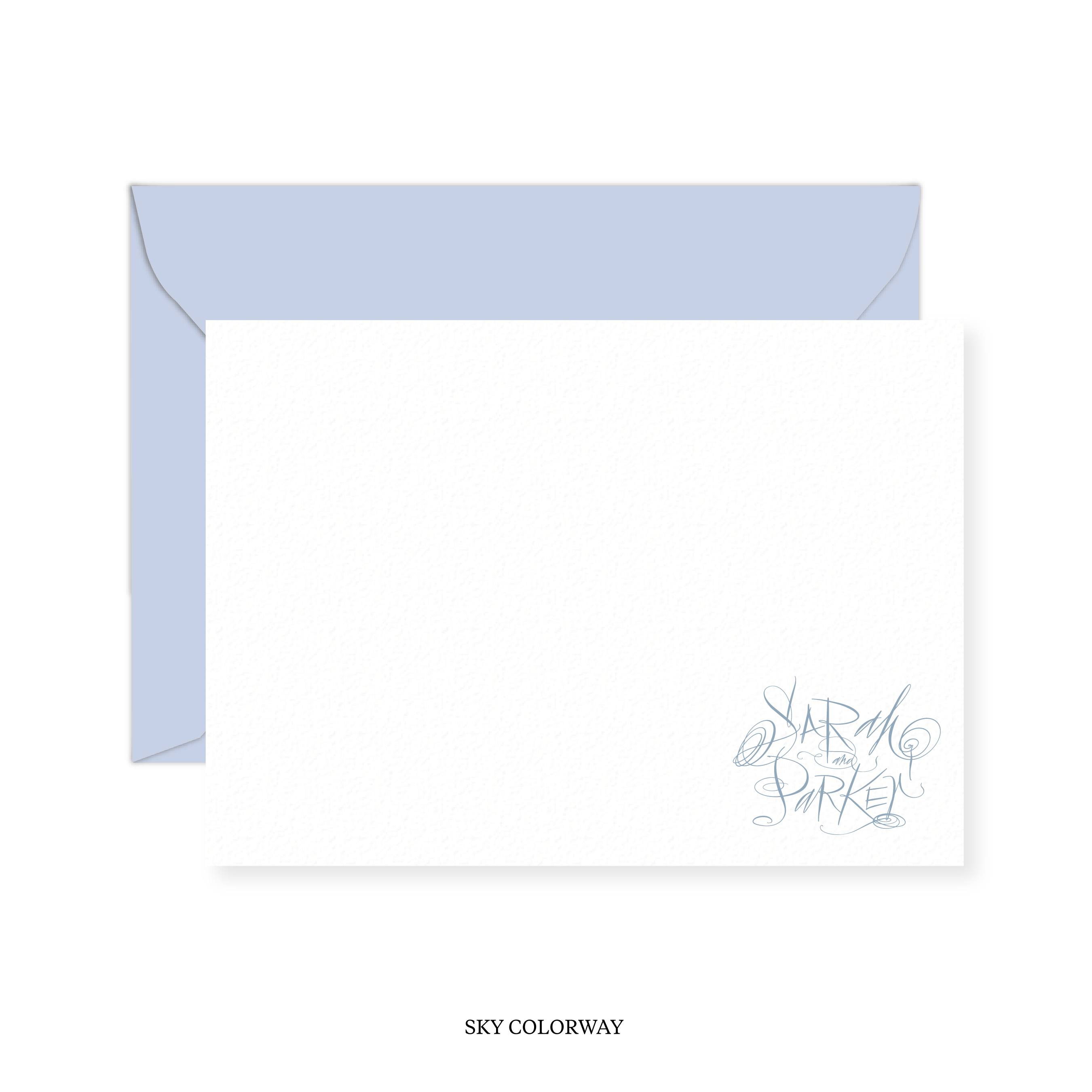 Austen Calligraphy Classic Printed Note