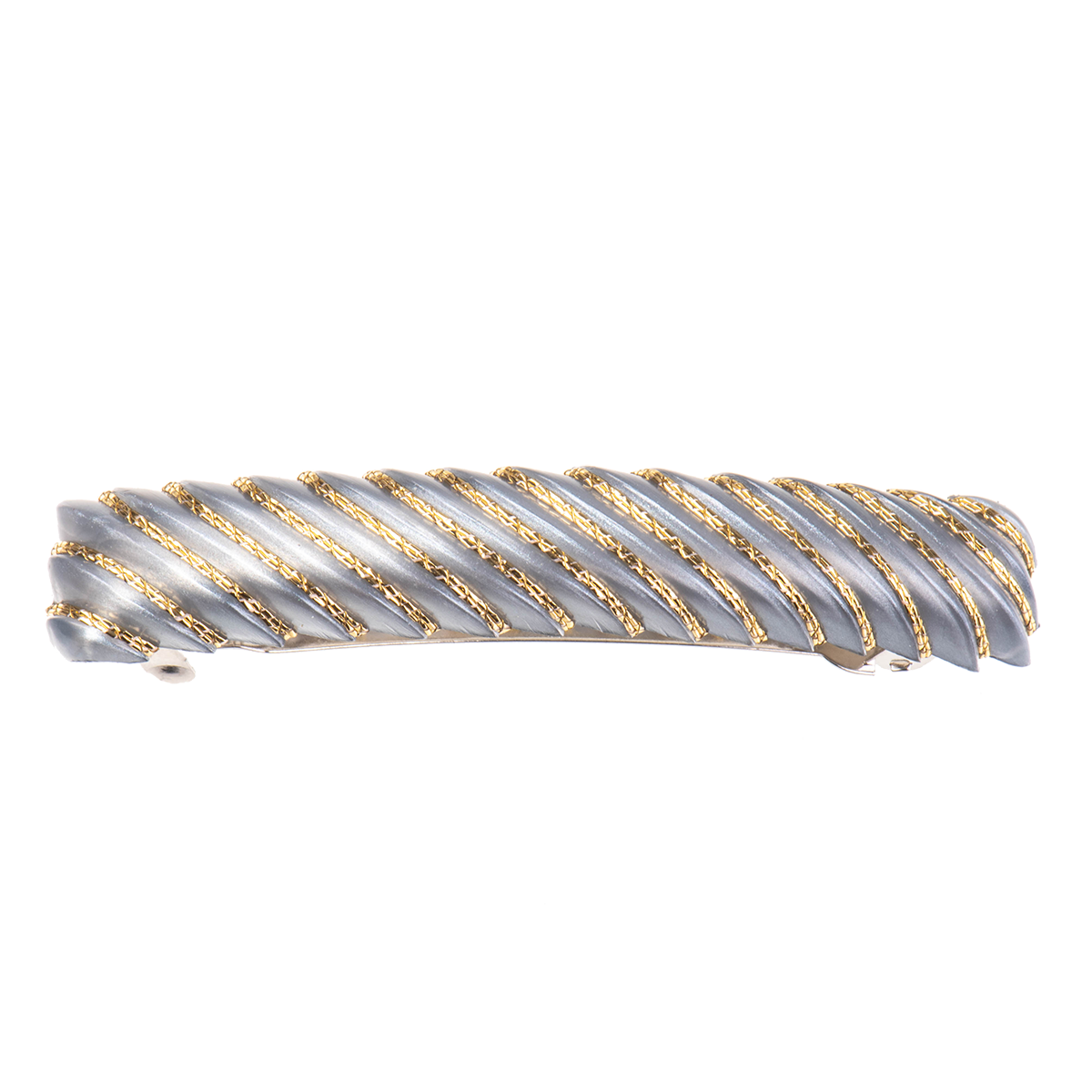 Light Blue Baguette Hair Barrette