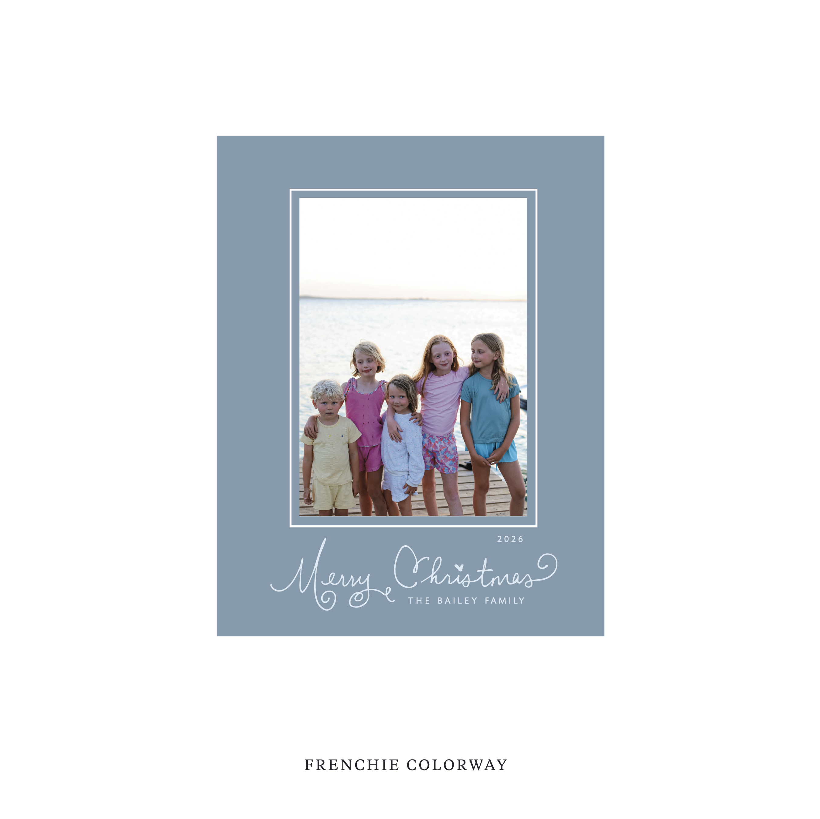 Sinclair Classic Flat Print Holiday Card, Small