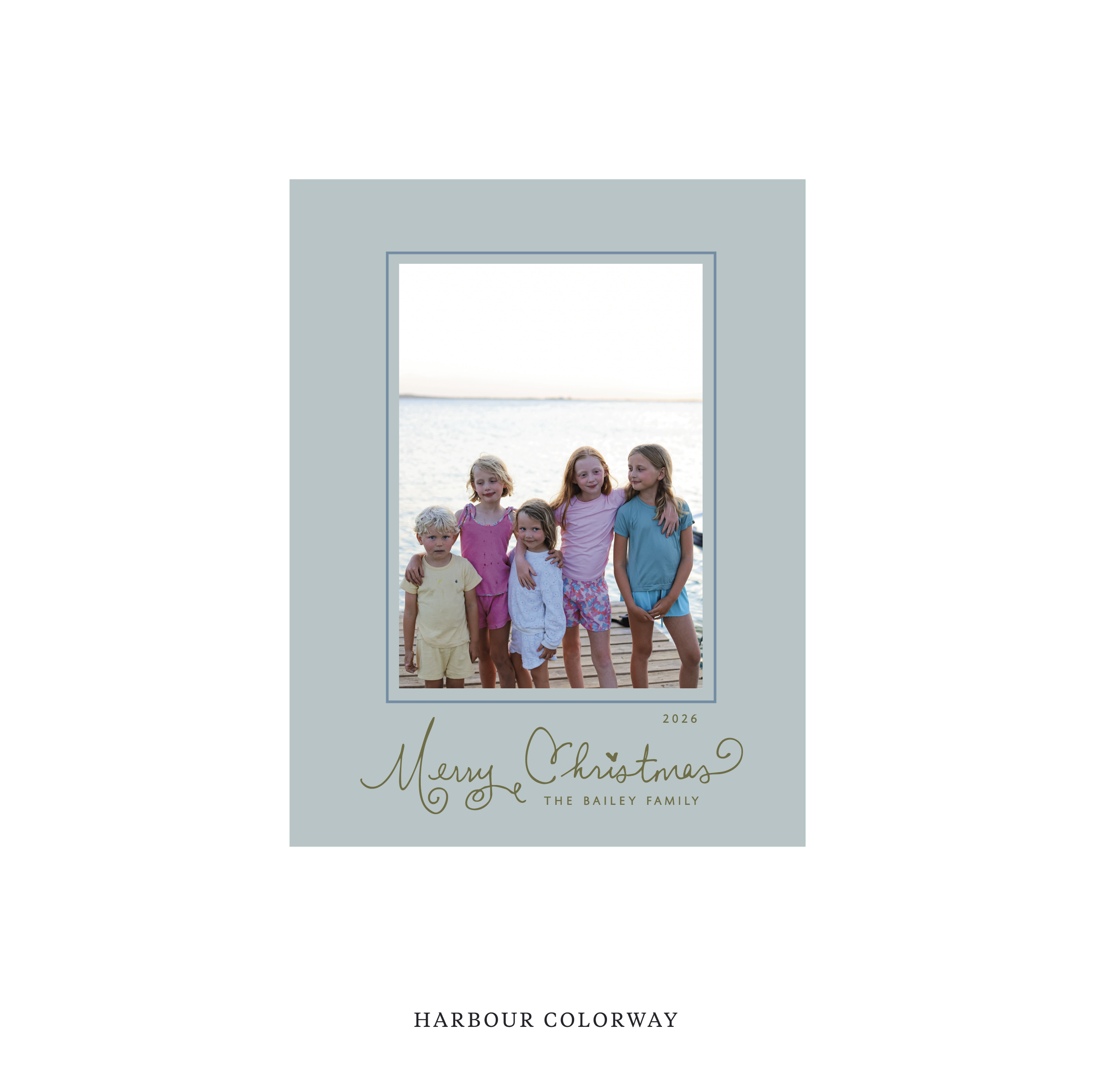 Sinclair Classic Flat Print Holiday Card, Small