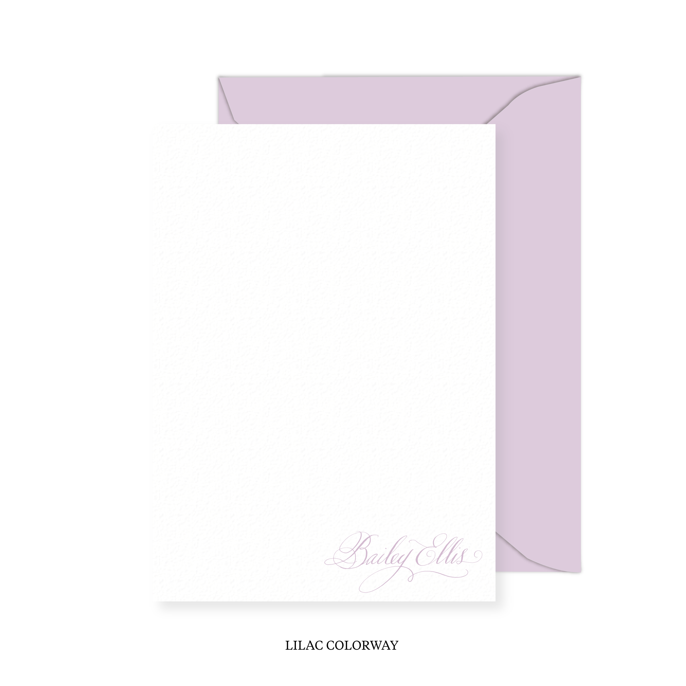 Bailey Calligraphy Classic Printed Note