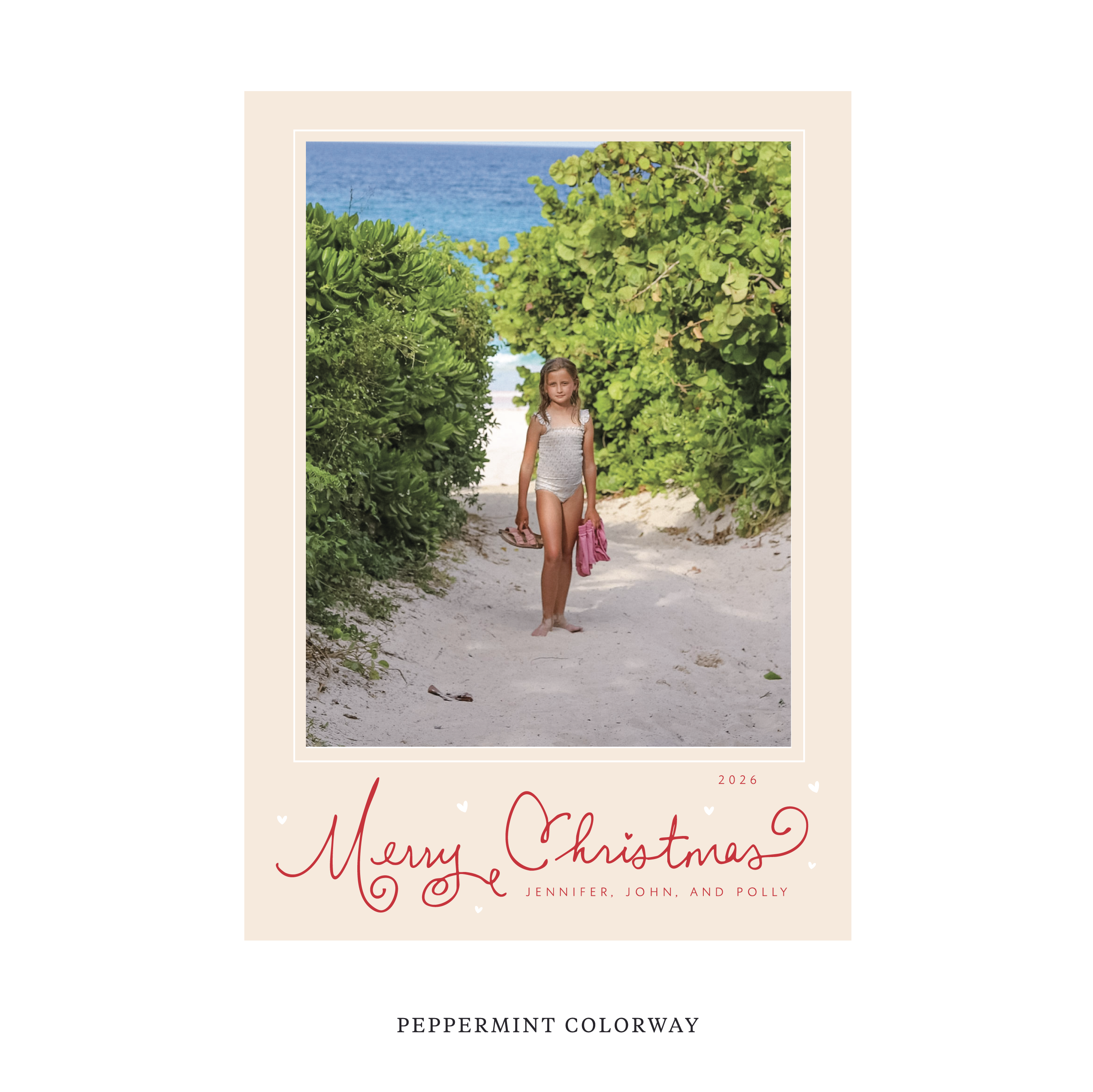 Sinclair Classic Flat Print Holiday Card, Large II