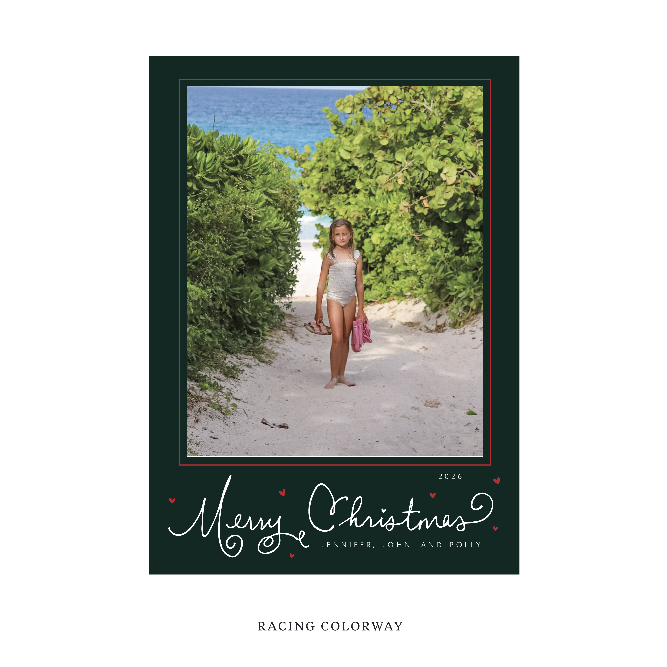 Sinclair Classic Flat Print Holiday Card, Large II