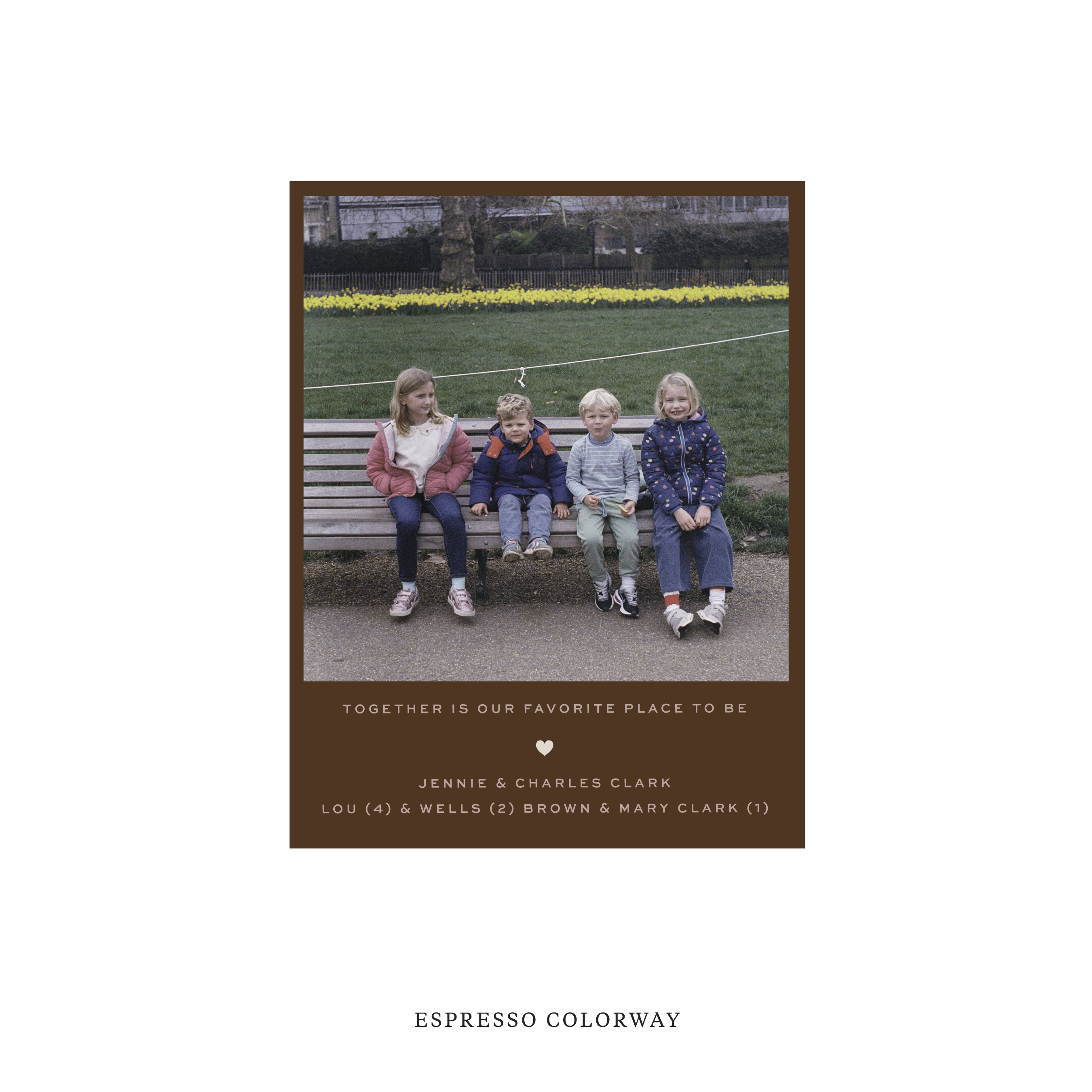 Balfour Classic Flat Print Holiday Card, Small