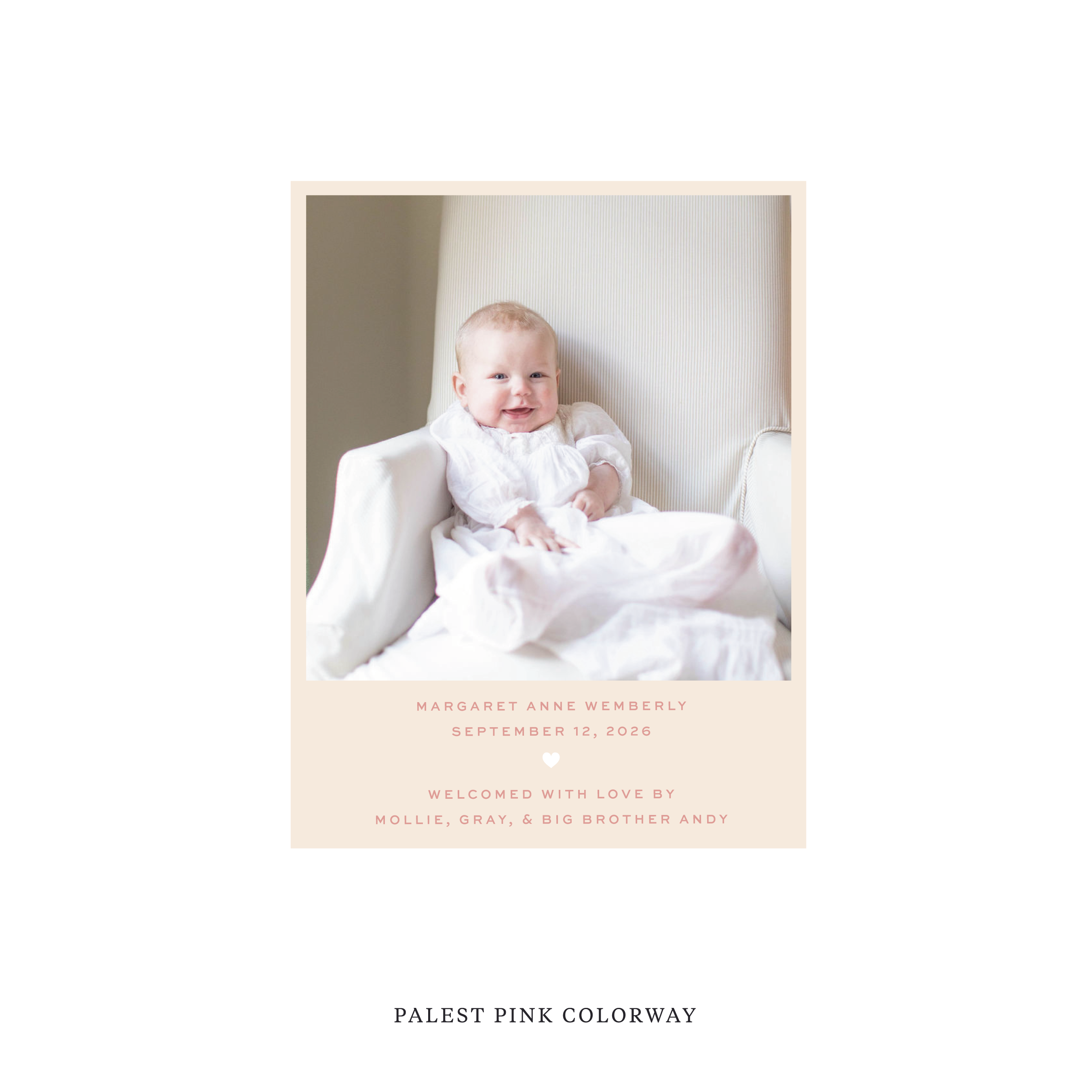 Balfour Classic Flat Print Holiday Card, Small