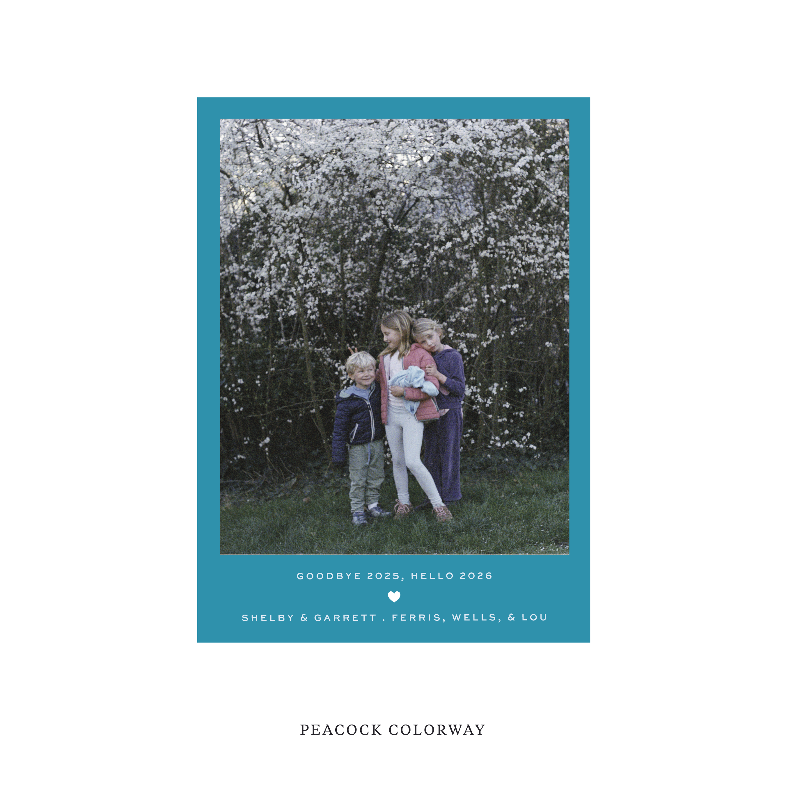 Balfour Classic Flat Print Holiday Card, Medium