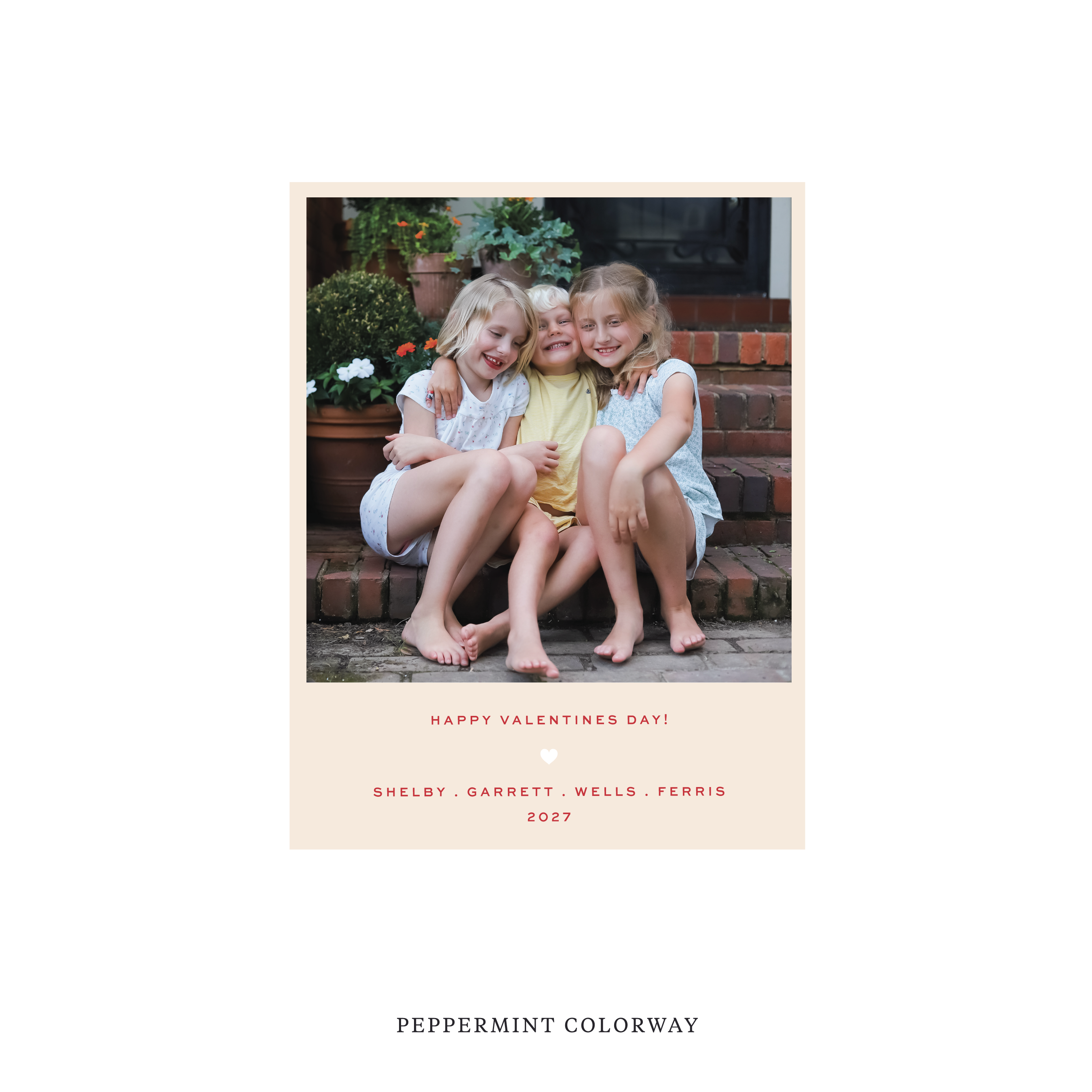 Balfour Classic Flat Print Holiday Card, Small