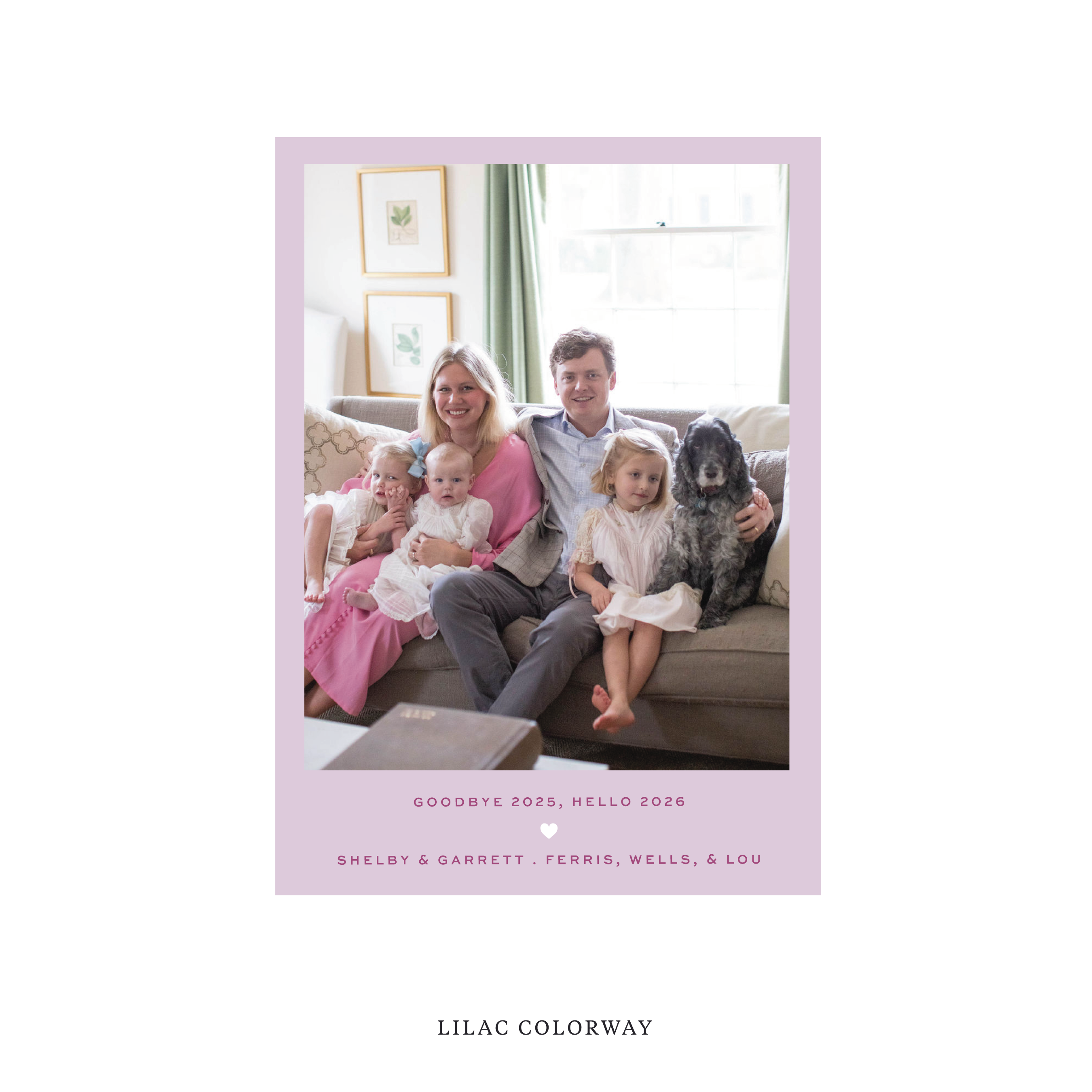 Balfour Classic Flat Print Holiday Card, Medium