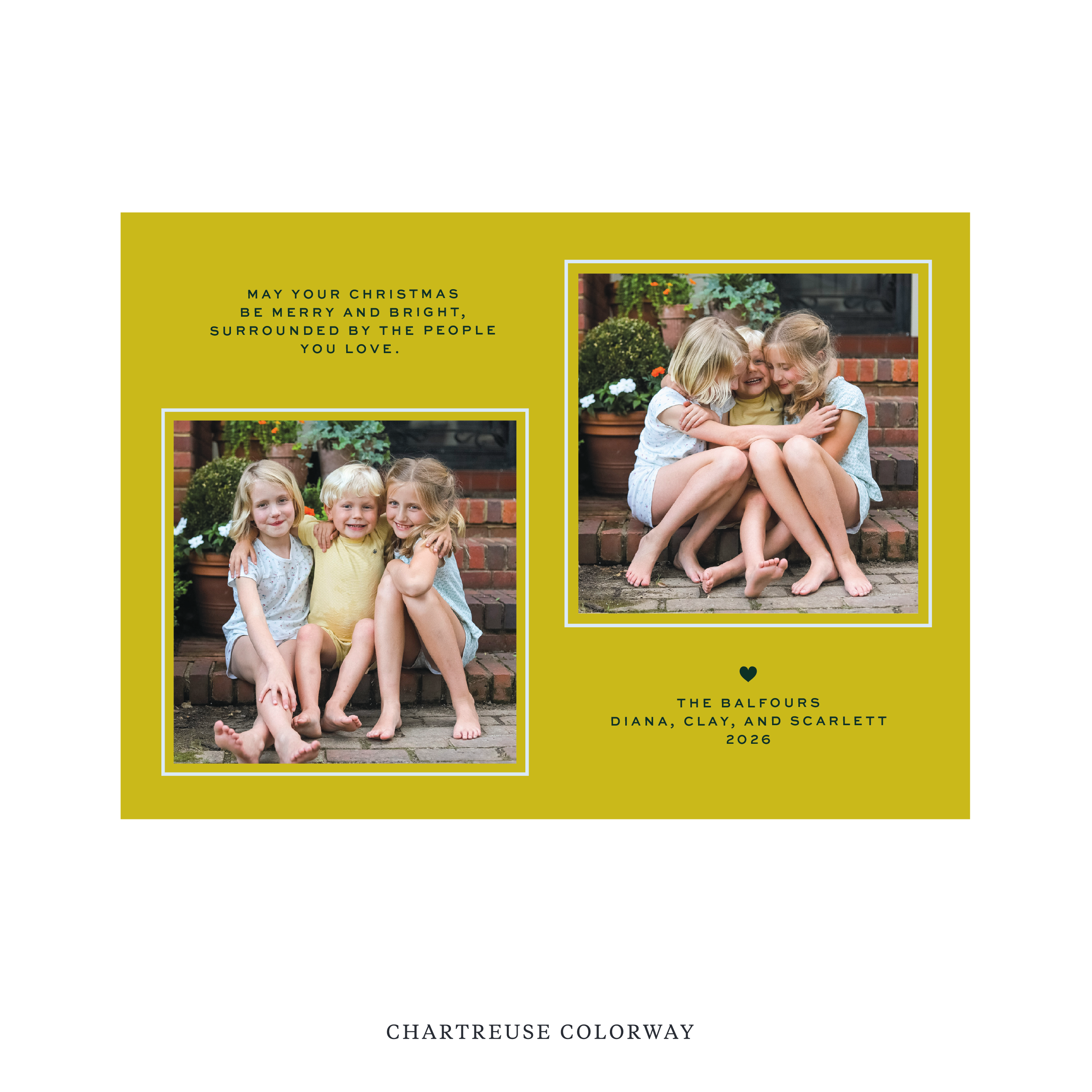 Balfour Digital Photo Holiday Card, Large