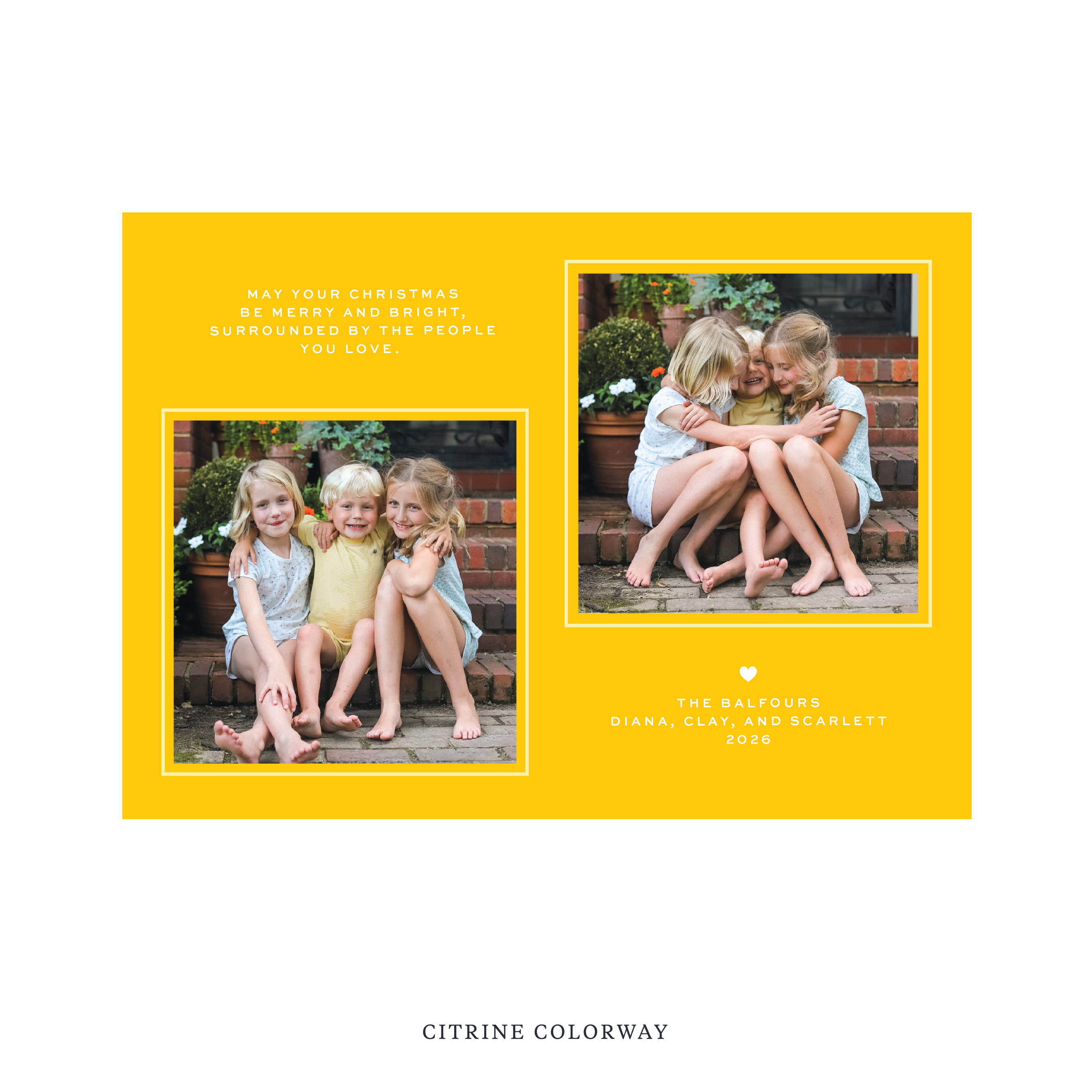 Balfour Digital Photo Holiday Card, Large