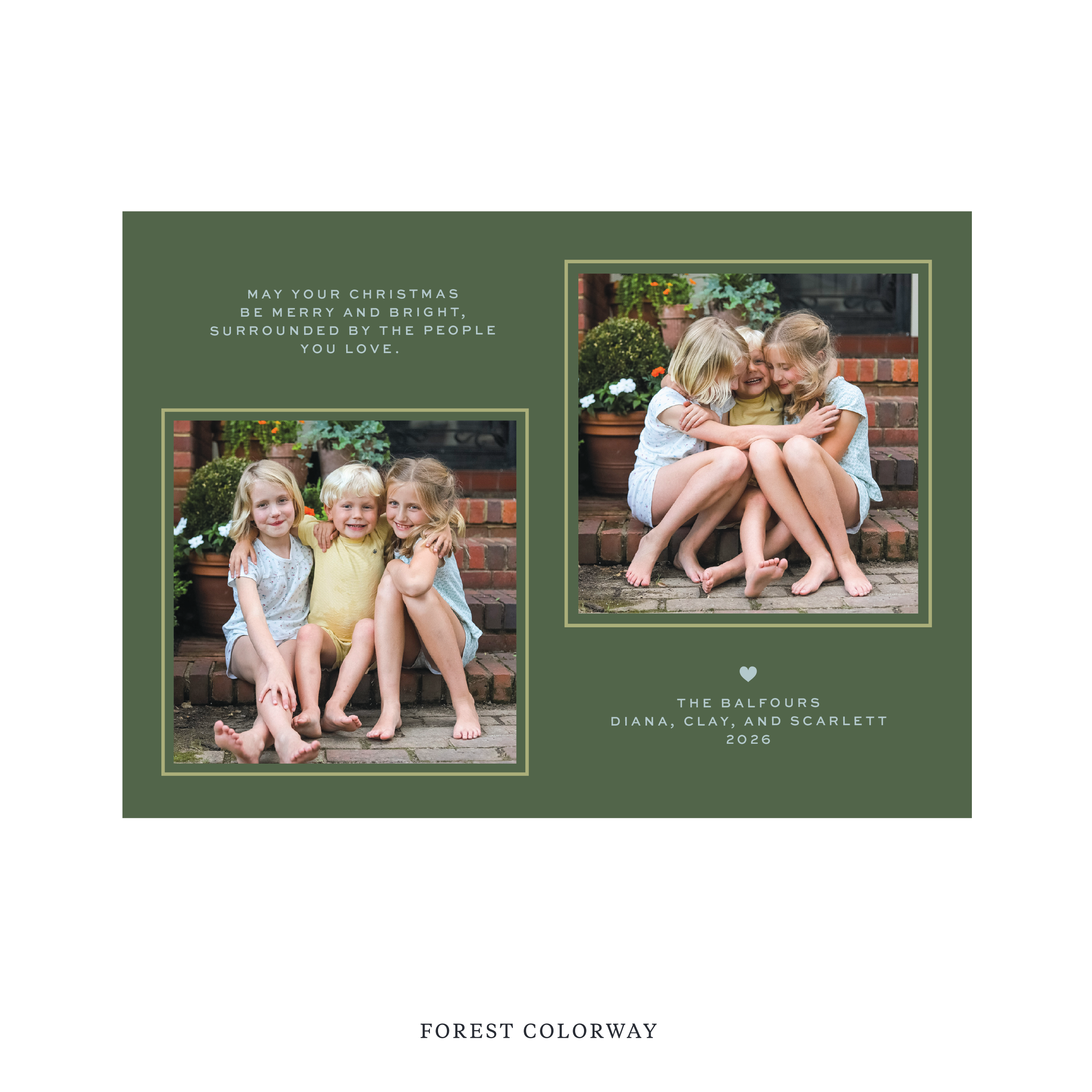 Balfour Digital Photo Holiday Card, Large