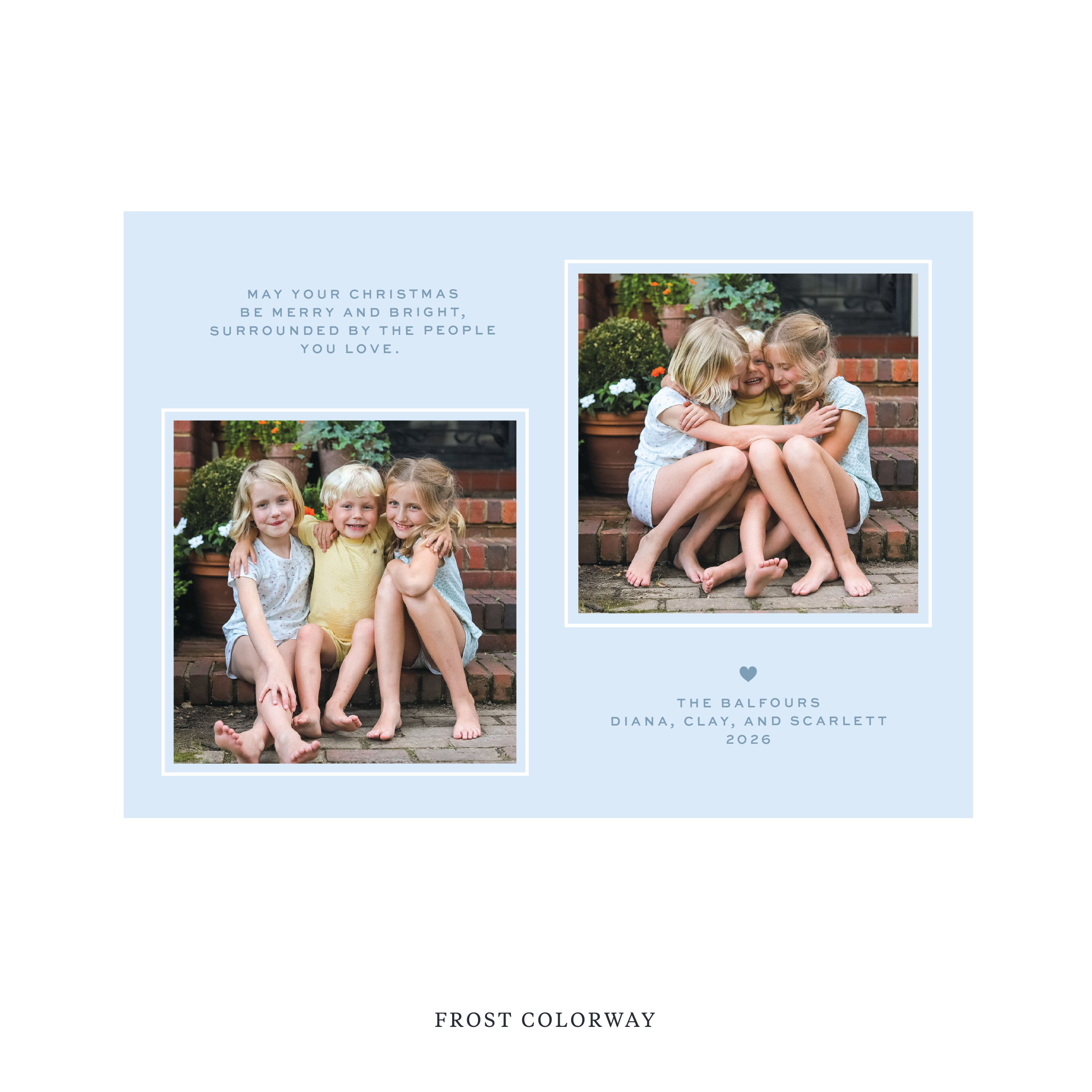 Balfour Digital Photo Holiday Card, Large