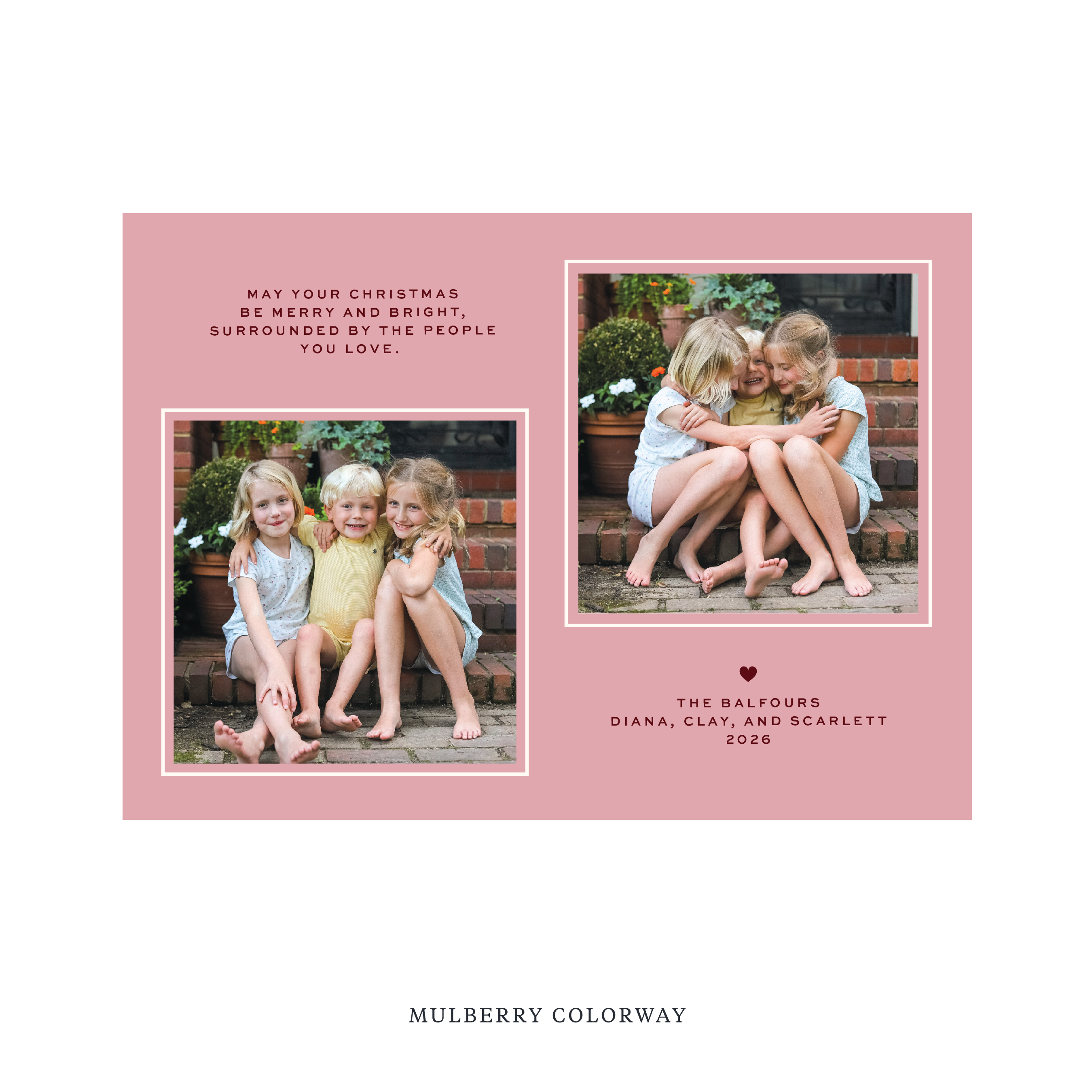 Balfour Digital Photo Holiday Card, Large
