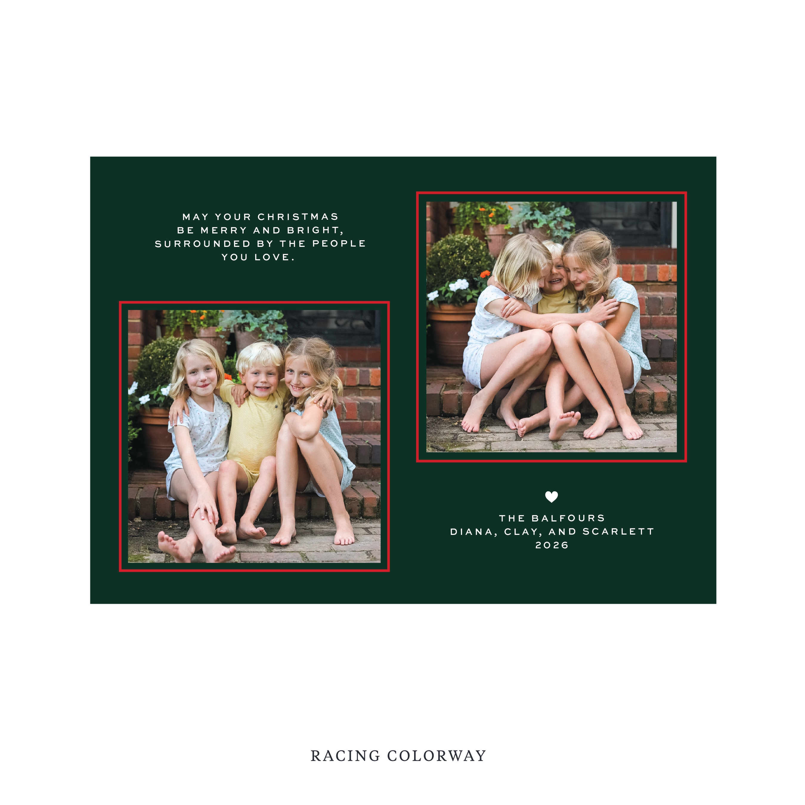 Balfour Digital Photo Holiday Card, Large