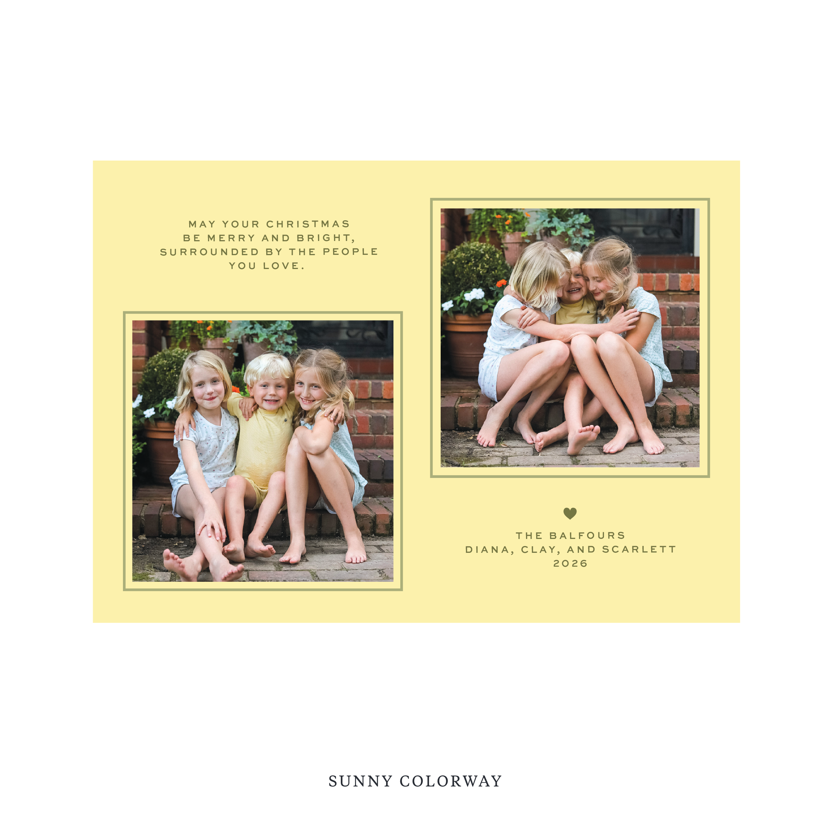 Balfour Digital Photo Holiday Card, Large