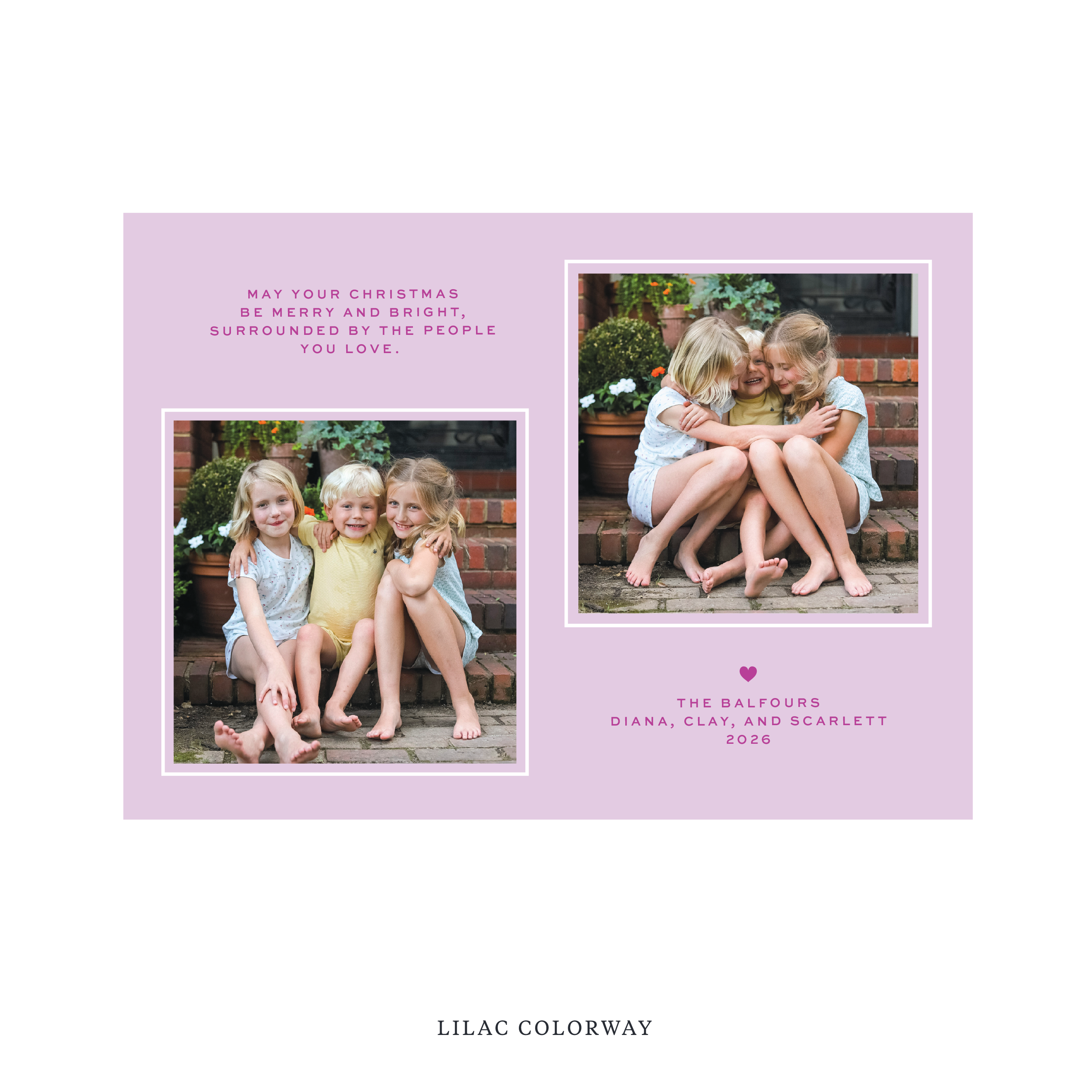Balfour Digital Photo Holiday Card, Large