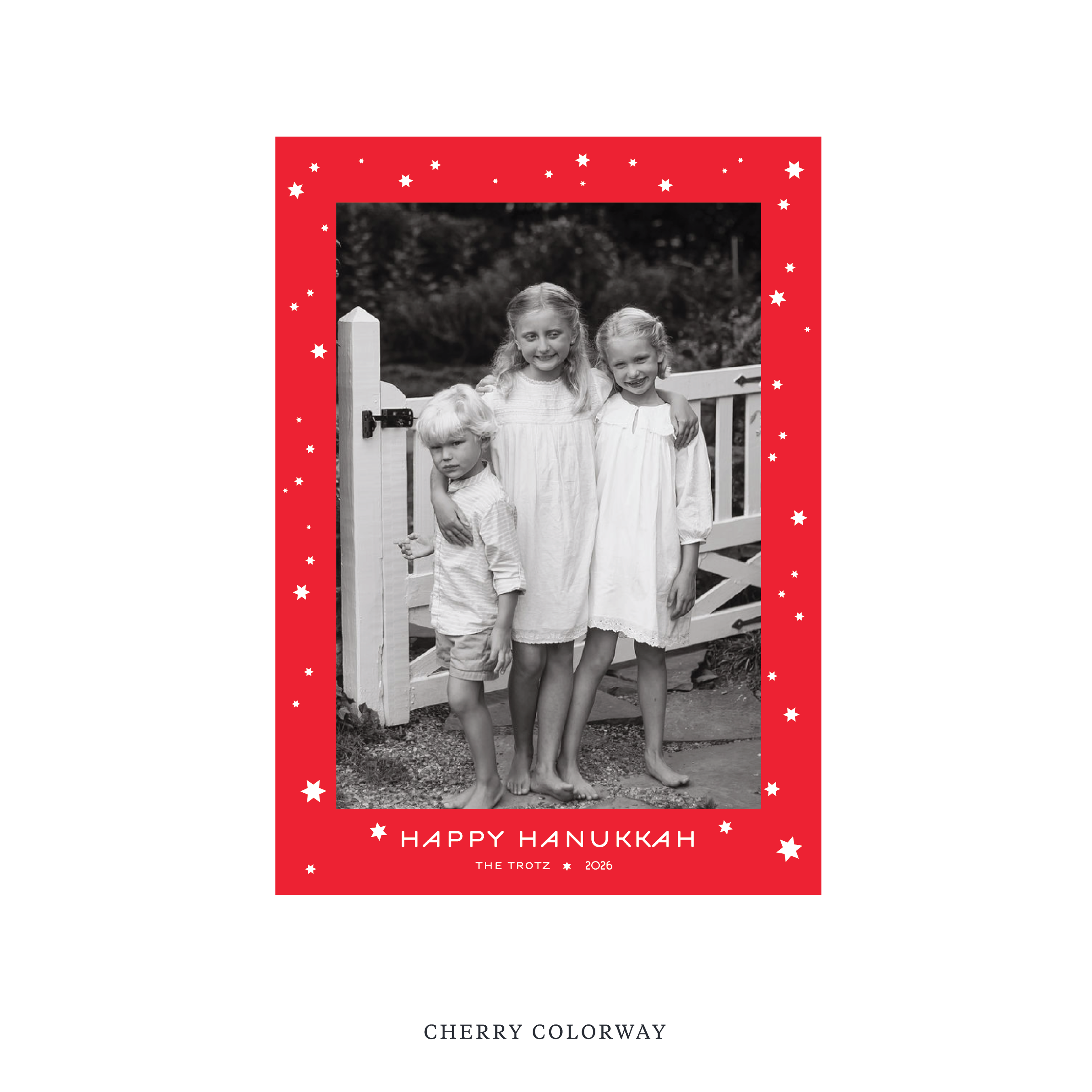 Beckman Classic Printed Holiday Card, Medium